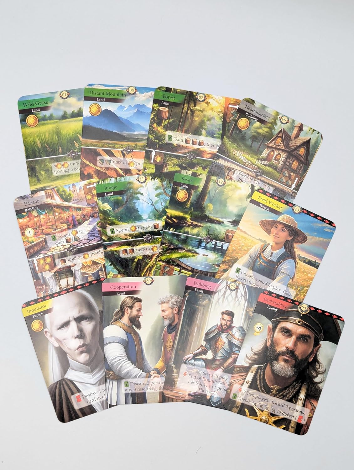 Fryx Games Kingdom Legacy Feudal Kingdom - Strategy Card Game for 1 Player 4