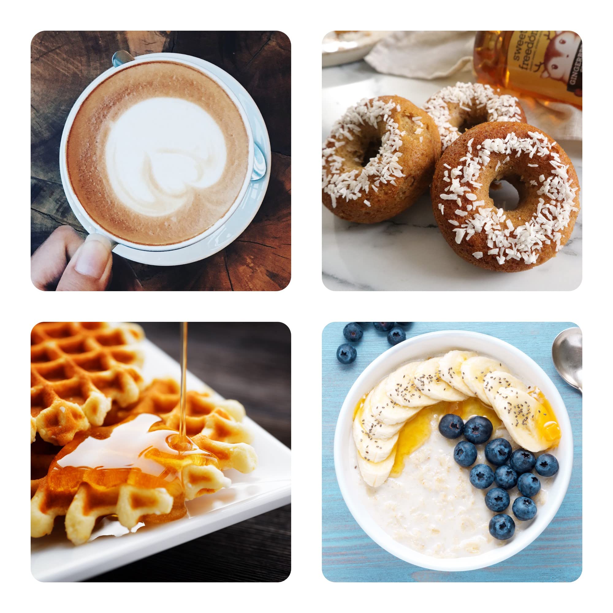 Sweet Freedom Veganer Honigsirup – 350 g | Natürlicher, toller Geschmack mit Süße aus Früchten | Ideal für Kaffee, Backwaren und Desserts | Keine Konservierungsstoffe oder Allergene | Vegan | Nur 13 Kalorien pro Teelöffel 6
