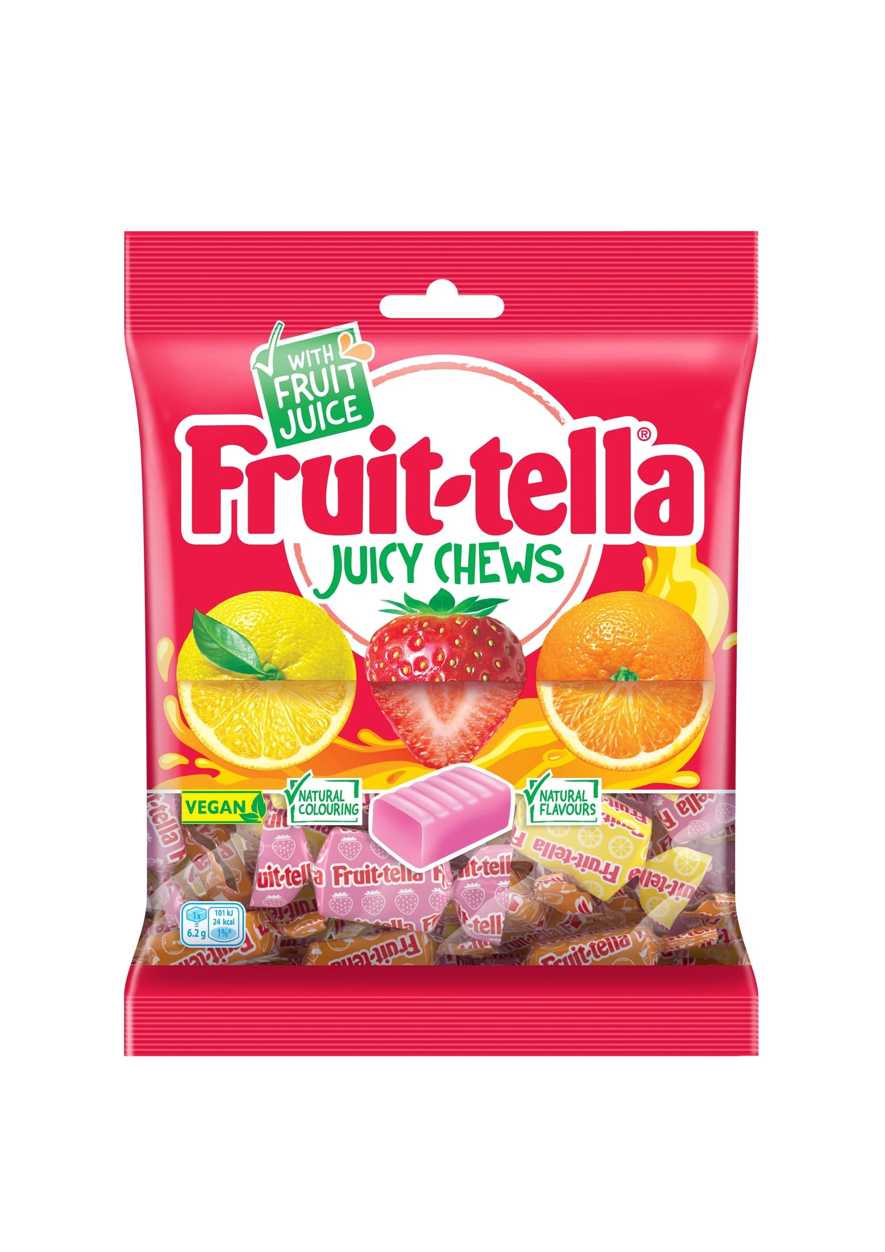 Fruittella Juicy Chews - Mixed Strawberry, Orange & Lemon Flavour Chewy Sweets (1.36kg) 7