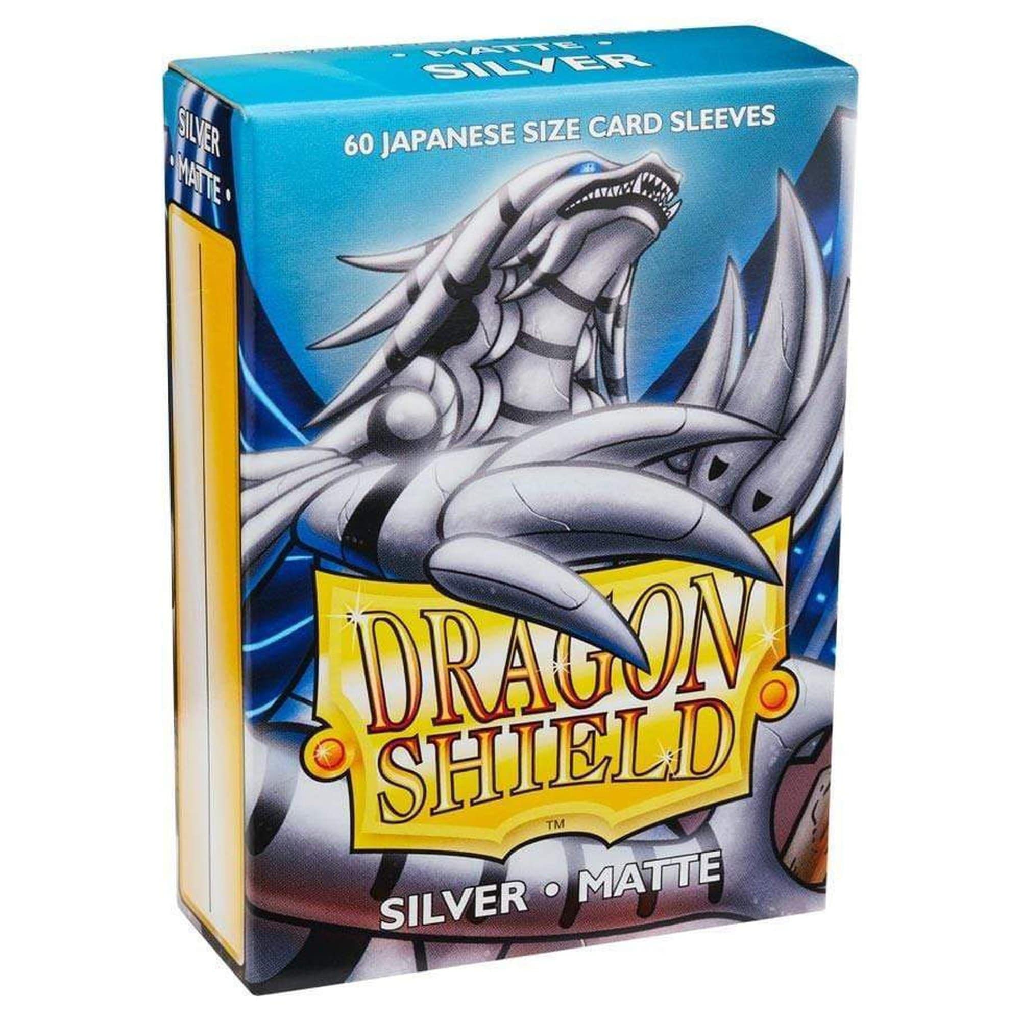 Dragon Shield Matte japanische Silber-Kartenhüllen - Arcane Tinman AT-11108 (60er-Pack)