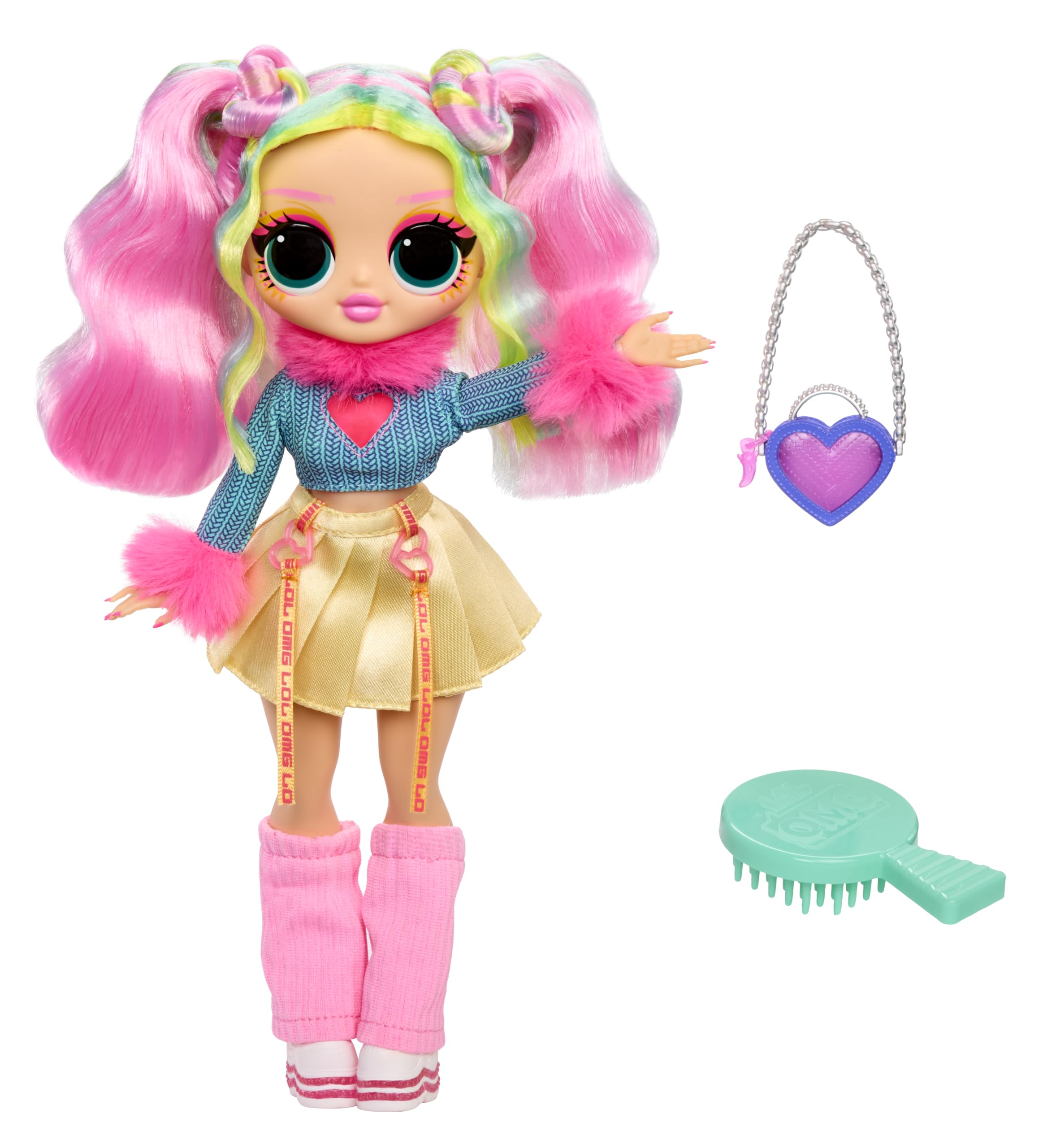 L.O.L. Surprise! OMG Bubblegum D.J. Fashion Doll - Stylish Collectible with Rooted Hair & Outfit 1