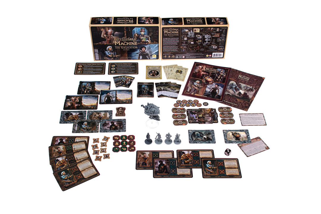 City of The Great Machine: The Escalation Board Game Expansion - 1-4 Players