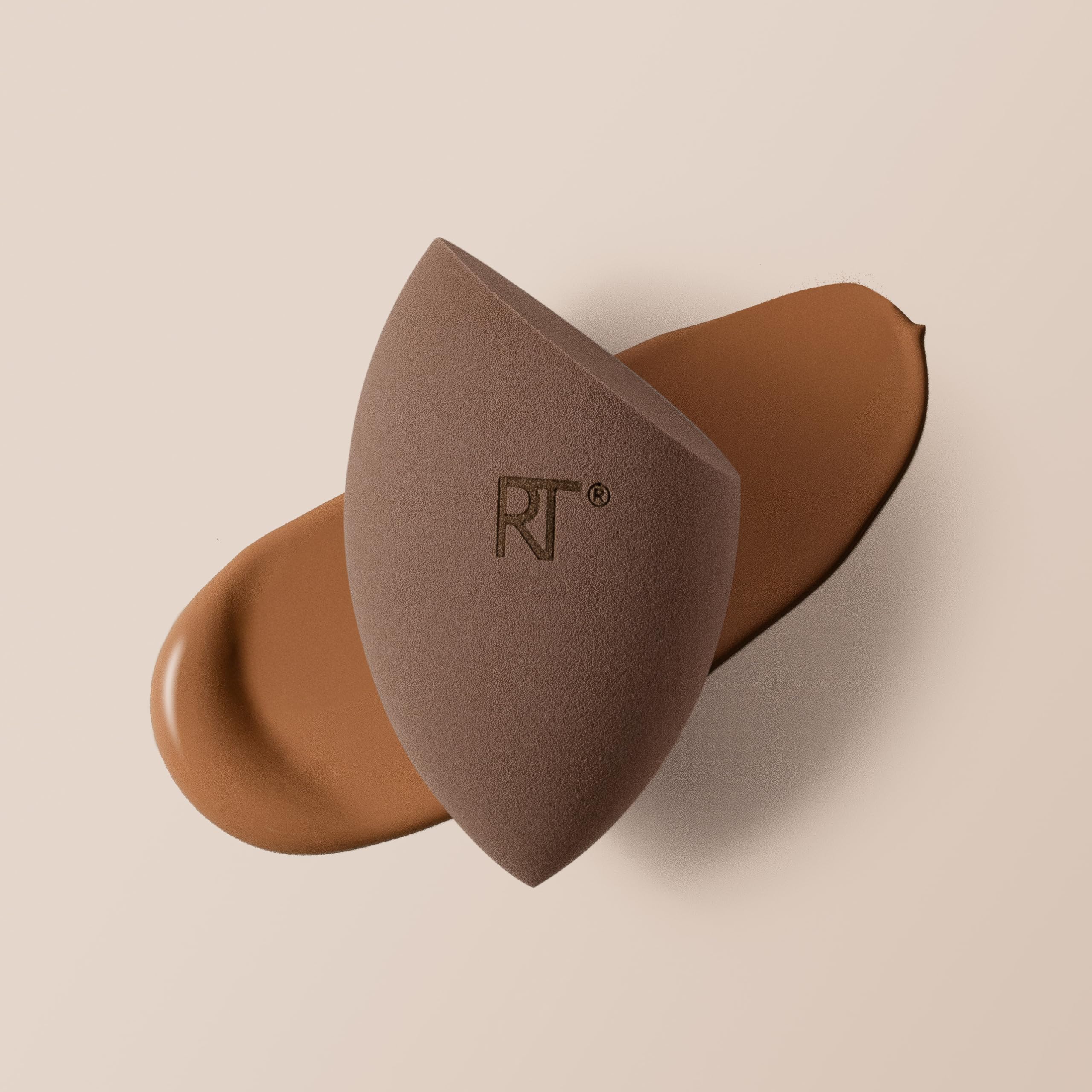REAL TECHNIQUES New Nudes 2.0 Bare Finish Sponge Duo - Latex-Free Foam | Multicolor 4