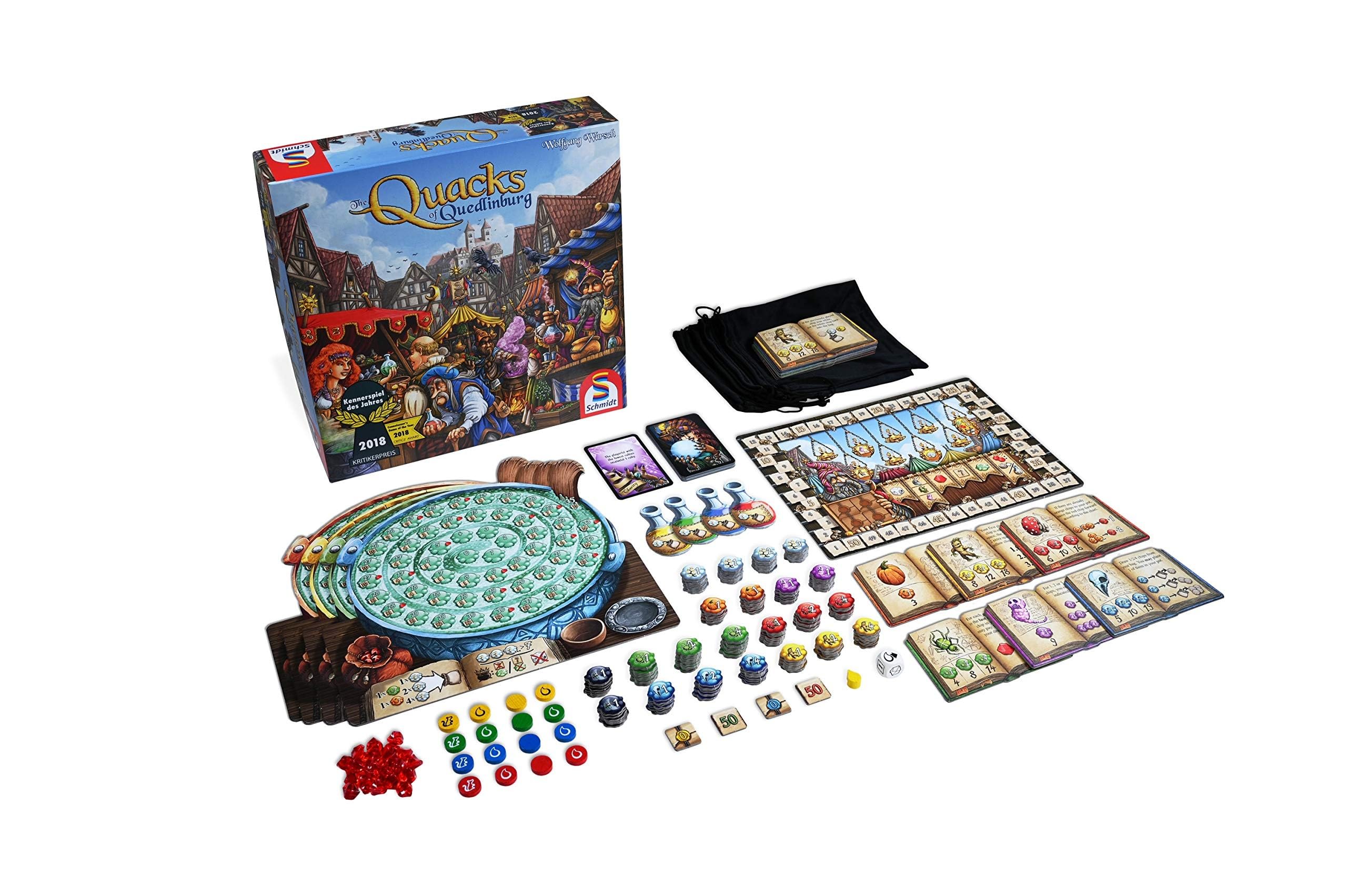 Schmidt The Quacks of Quedlinburg - Strategy Board Game | Ages 10+ | 2-4 Players | 45 Minutes 2