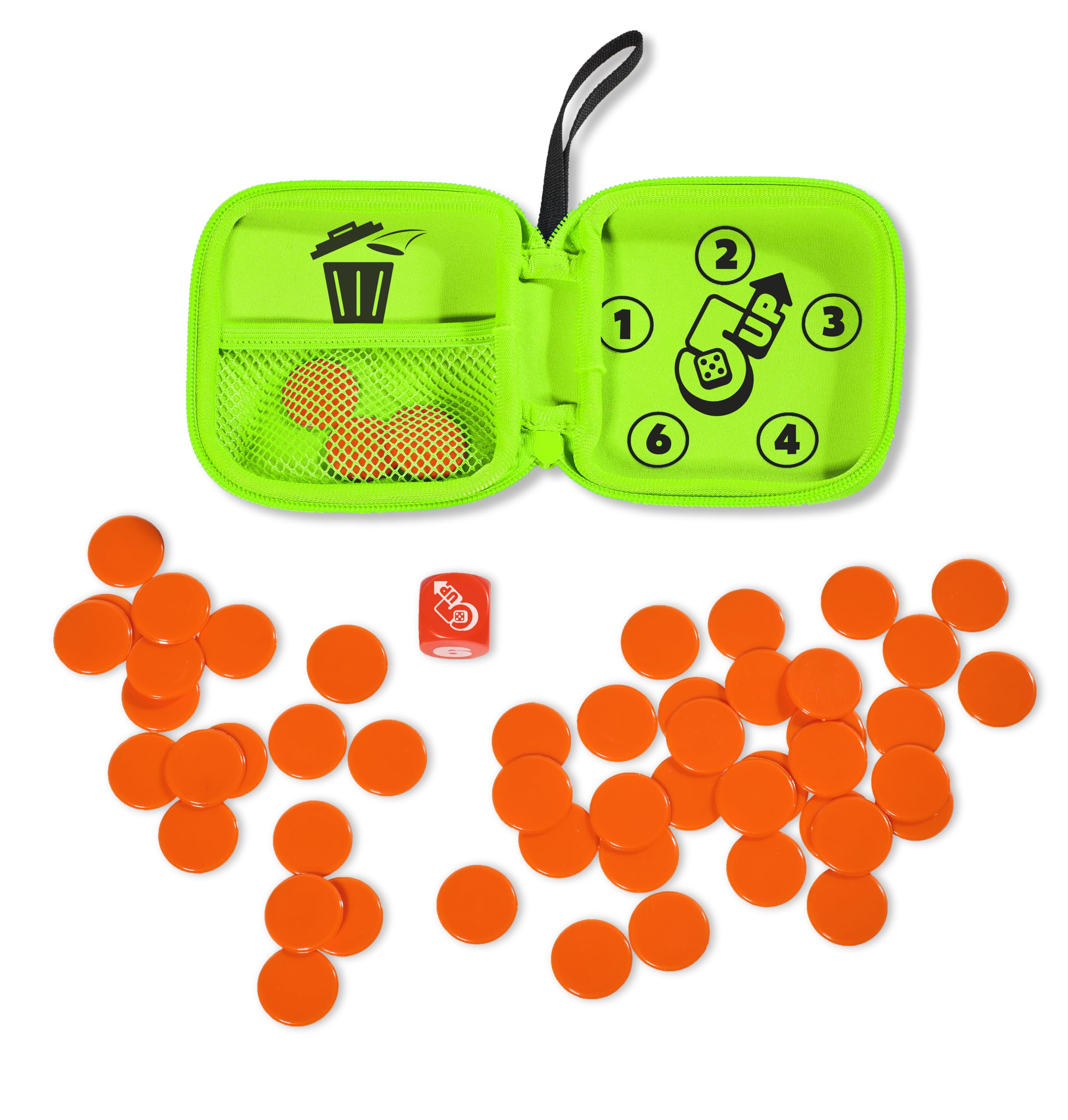 TOMY Games 5 Up Dice Game - Push Your Luck Family Board Game for 2-4 Players 7