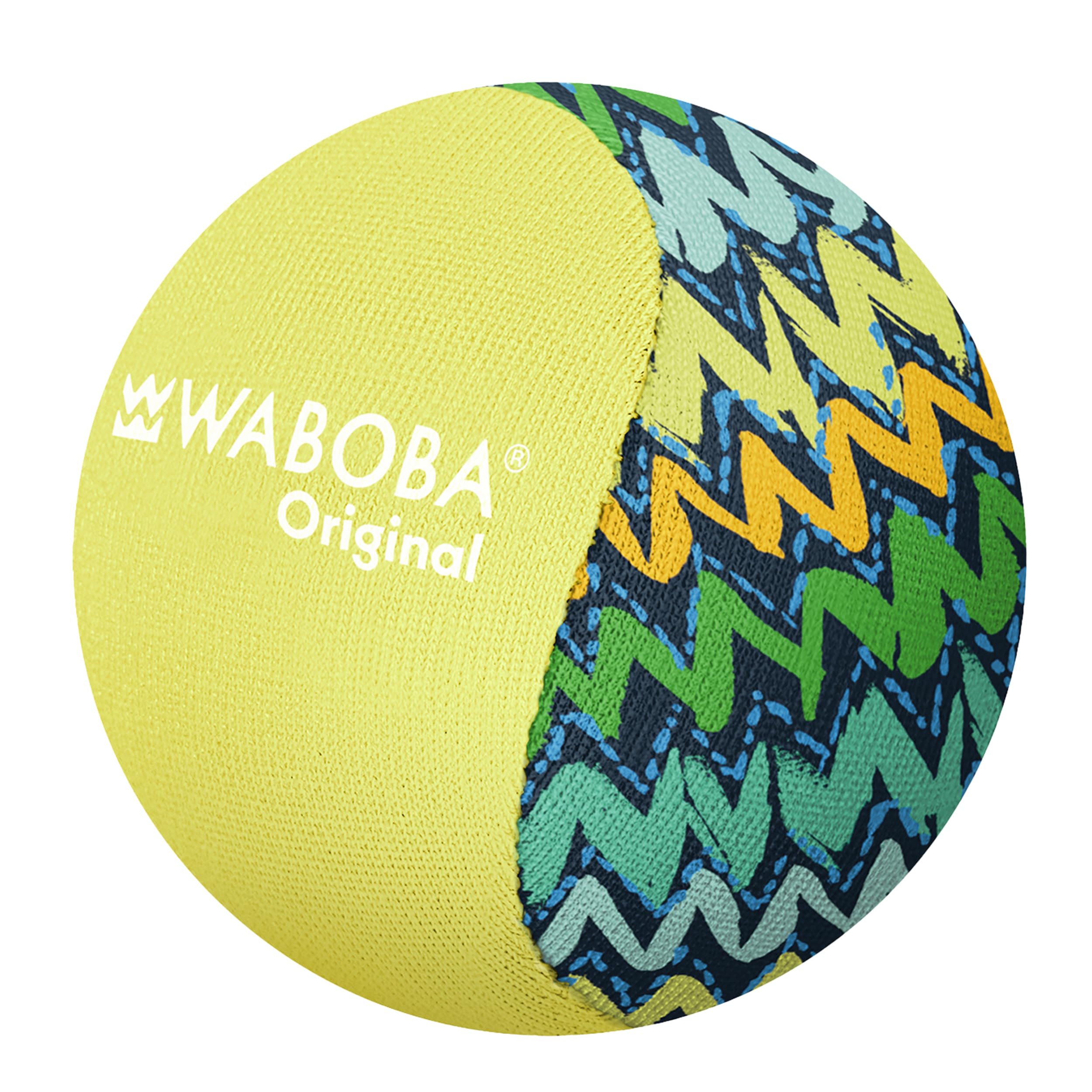Waboba Original Water Bouncing Ball - Gel Core | Zigzag Color | Ages 8+
