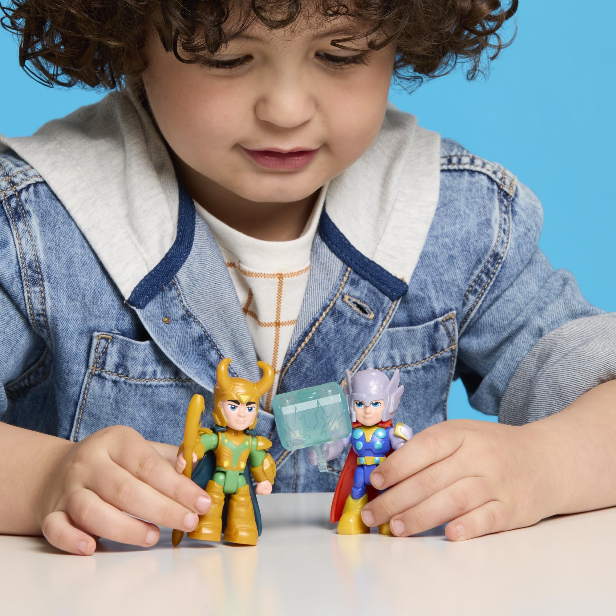 Marvel Iron Man and his Awesome Friends Hammer & Havoc Pack Action Figures - 7.6 cm, Ages 3+ 3