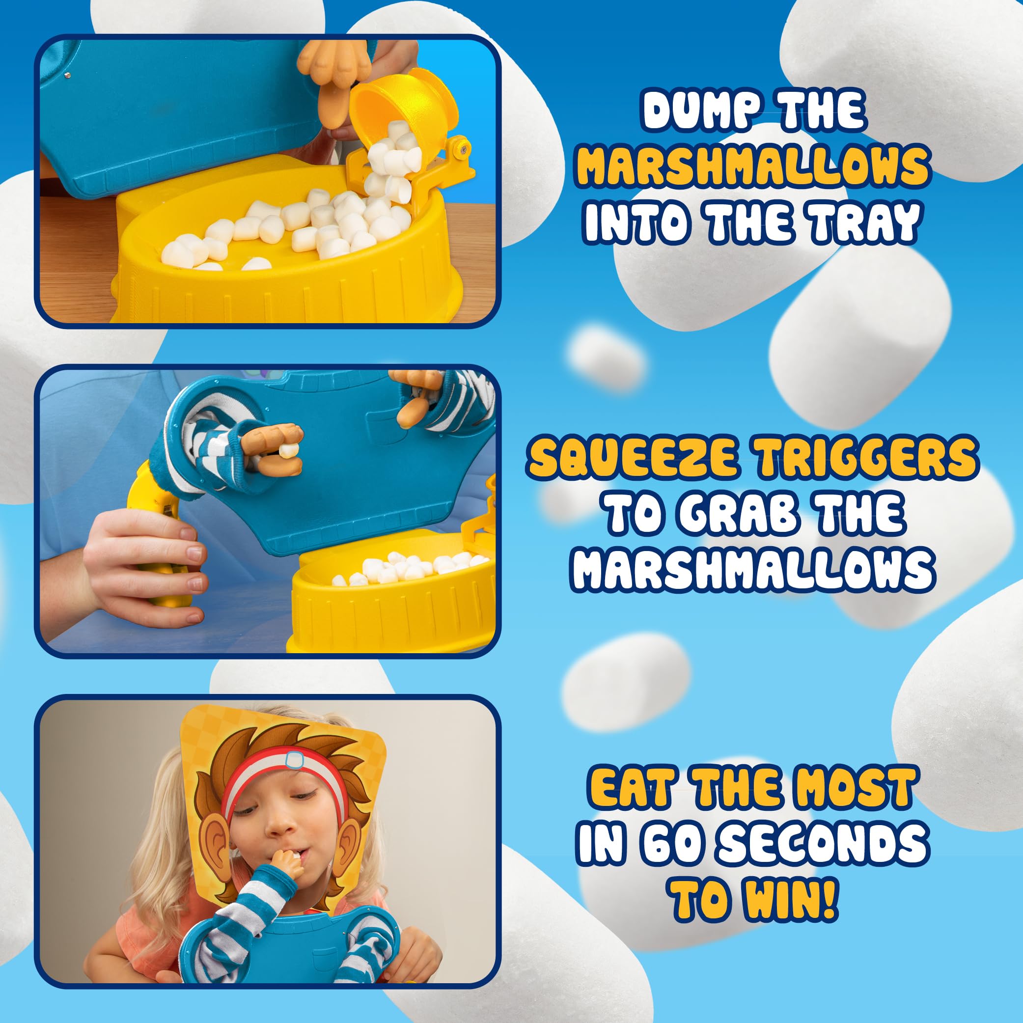 Goliath Marshmallow Madness - Hilarious Tiny Hands Party Game for Ages 8+ | 2+ Players 3