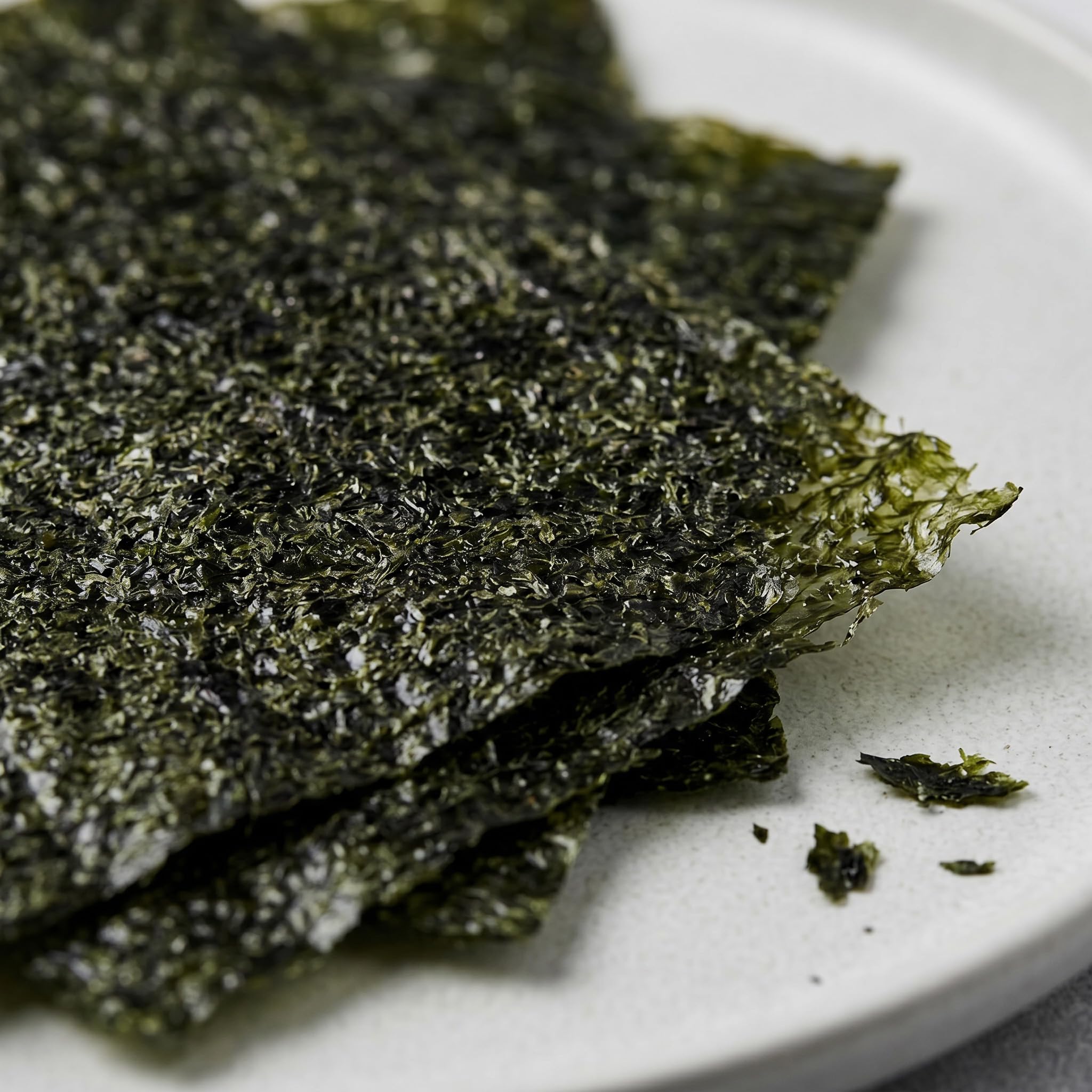 Emma Basic Dried Seaweed Sushi Nori - 40 Full Sheets | High Protein & Fibre | Young & Crunchy