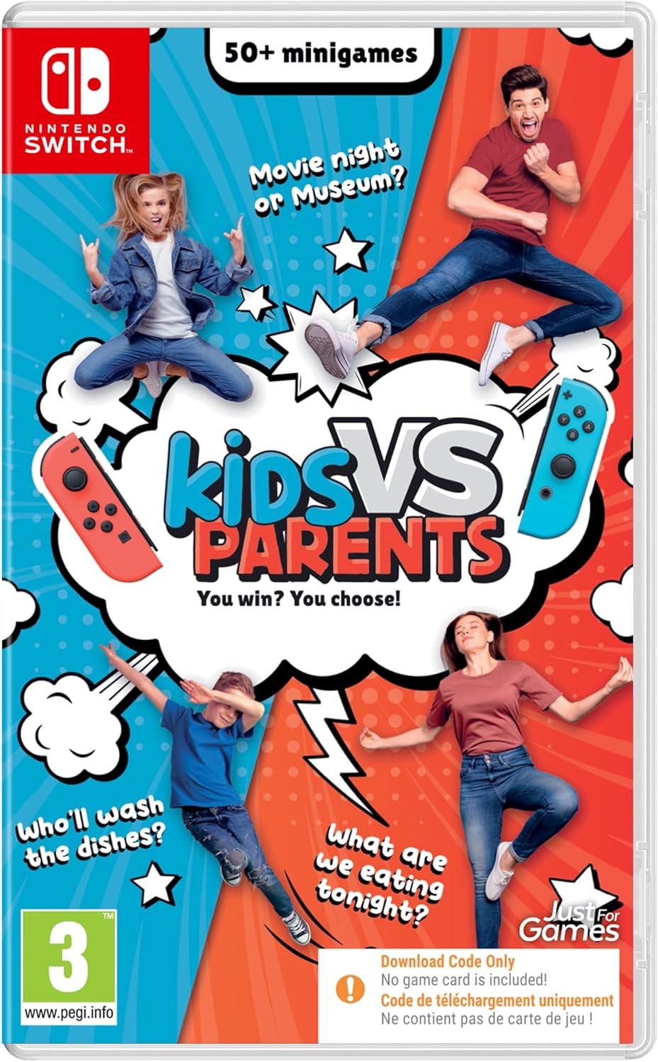 Kids v Parents (Nintendo Switch, Code-In-Box) 1