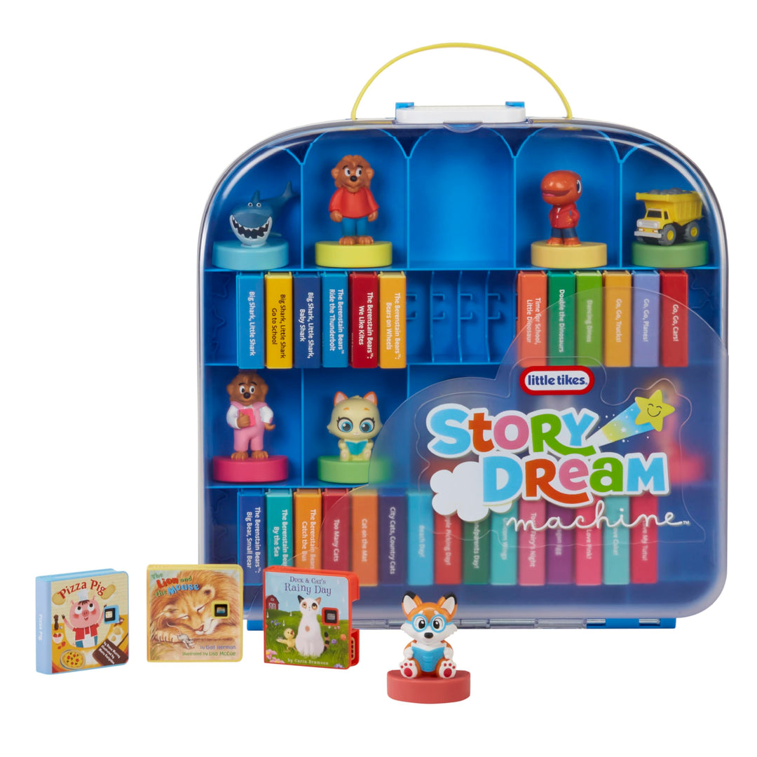Little Tikes Story Dream Machine Show & Go Storage Case - Holds 10 Characters & 32 Cartridges, 3 Stories & Fox Character