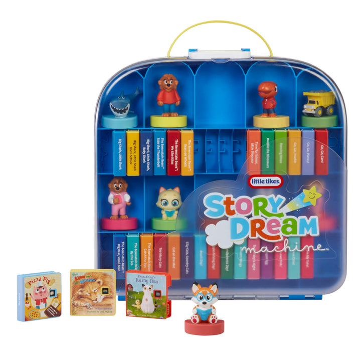 Little Tikes Story Dream Machine Show & Go Storage Case - Holds 10 Characters & 32 Cartridges, 3 Stories & Fox Character