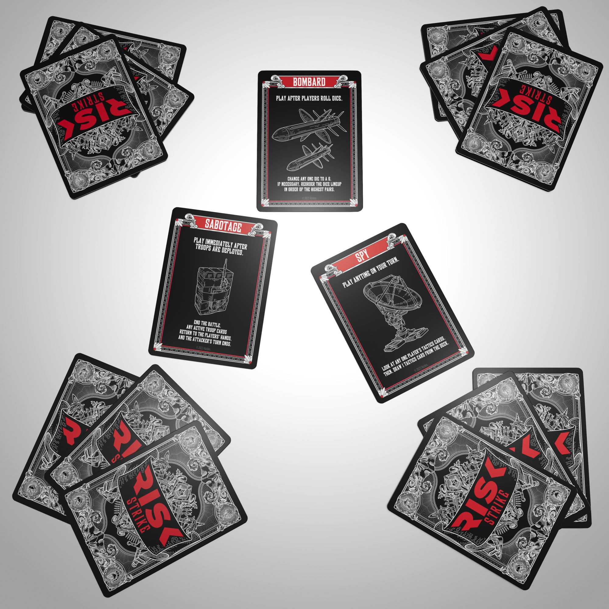 Hasbro Risk Strike Cards and Dice Game, Strategy Card Game for 2-5 Players, Ages 10 and Up 6