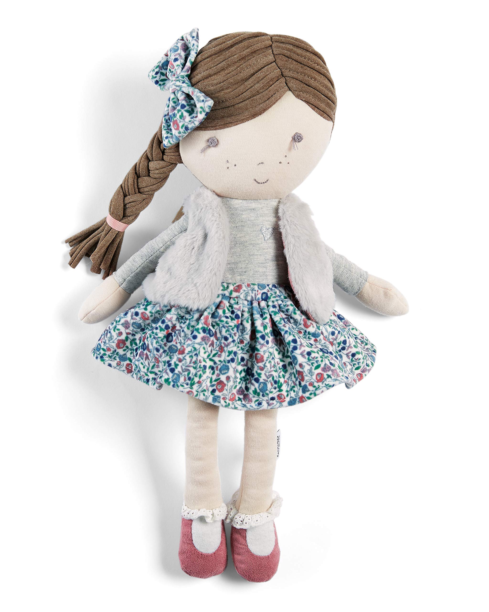 Mamas & Papas Bella Rag Doll - Super Soft Cuddly Doll for Newborns 1