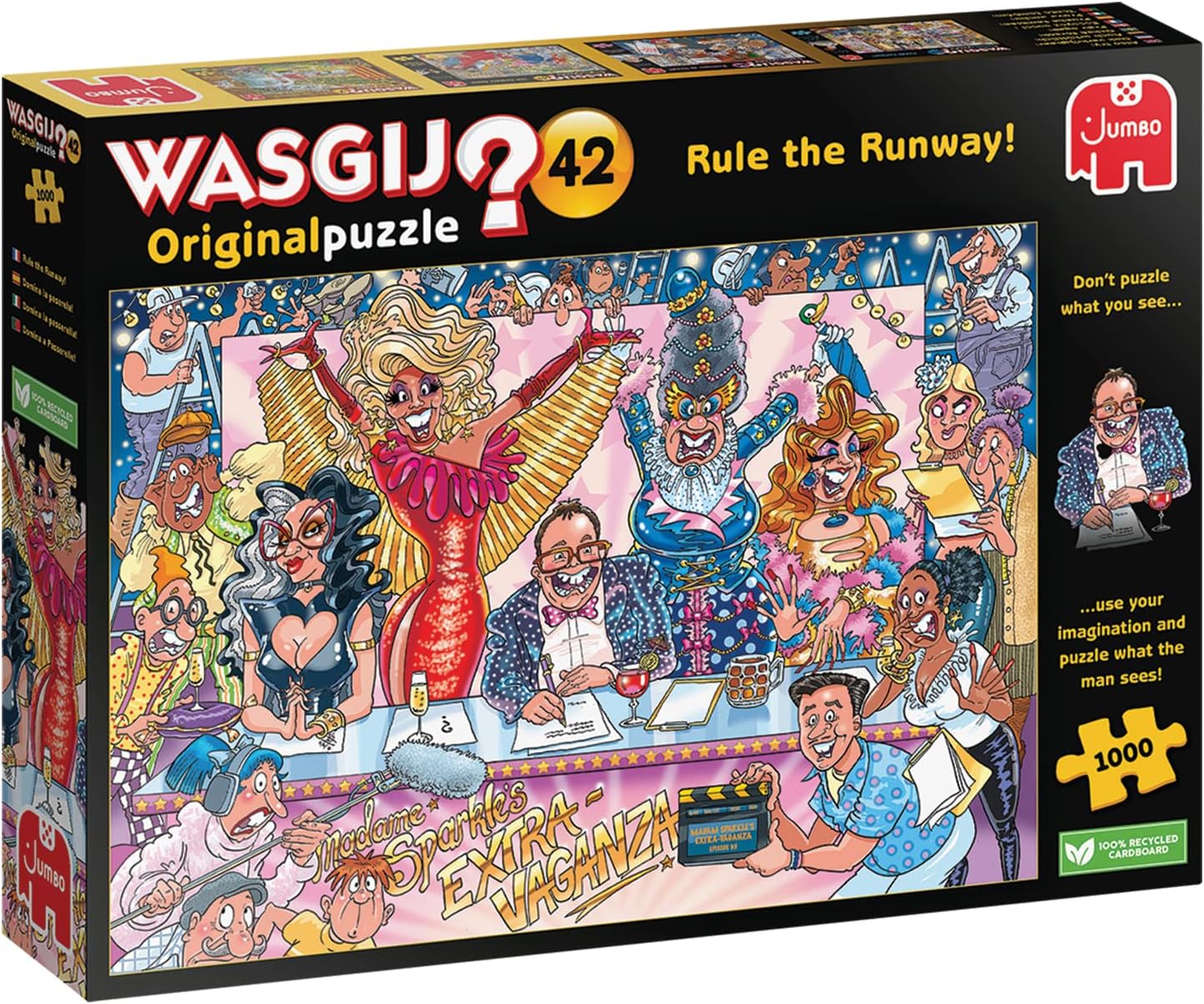 Wasgij Original 42: Rule the Runway - 1000-Piece Puzzle for Adults 1