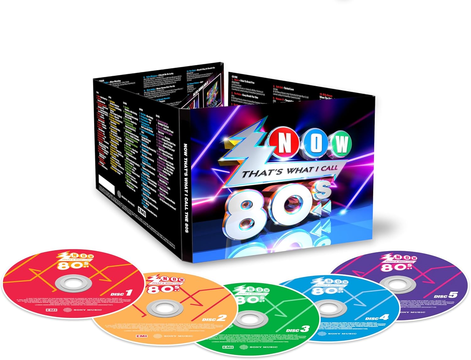 NOW That's What I Call The 80s - 5CD 100 Track Pop and Rock Collection 1