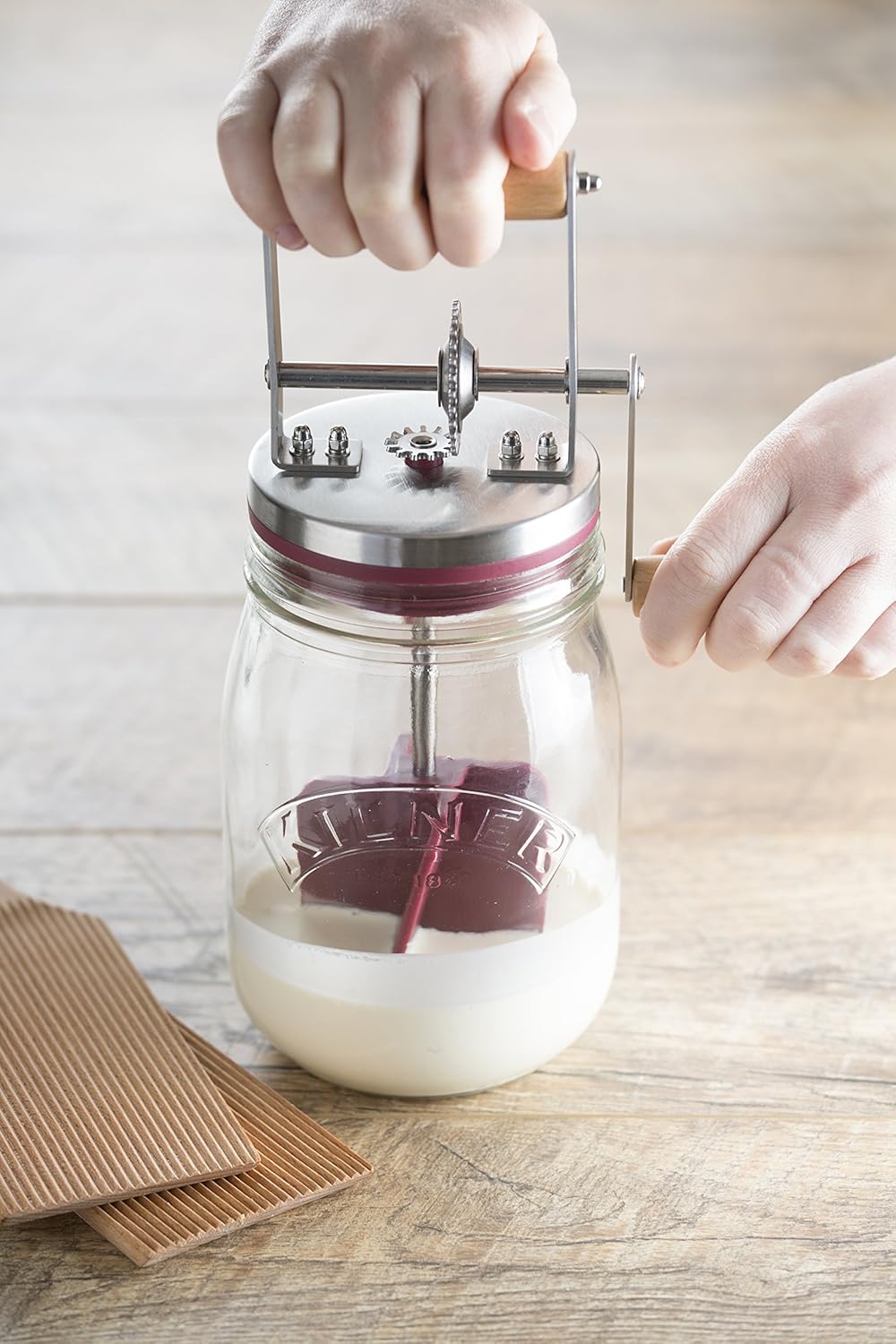 Kilner - Butter Churner Manual Kitchen Tool