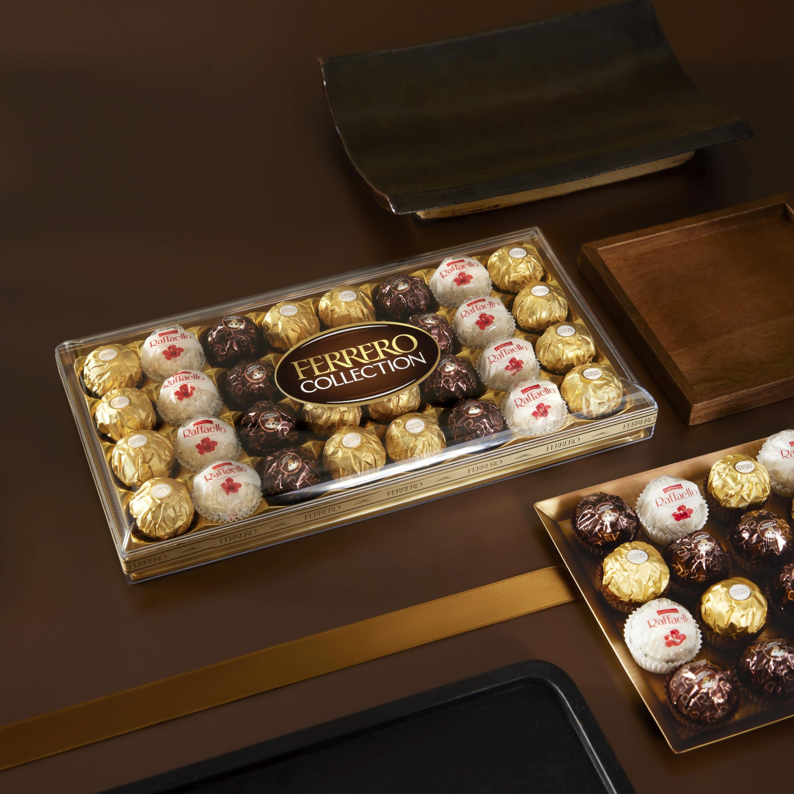 Ferrero Collection Assorted Chocolates - 32 Piece Gift Box with Rocher, Rondnoir & Raffaello 14