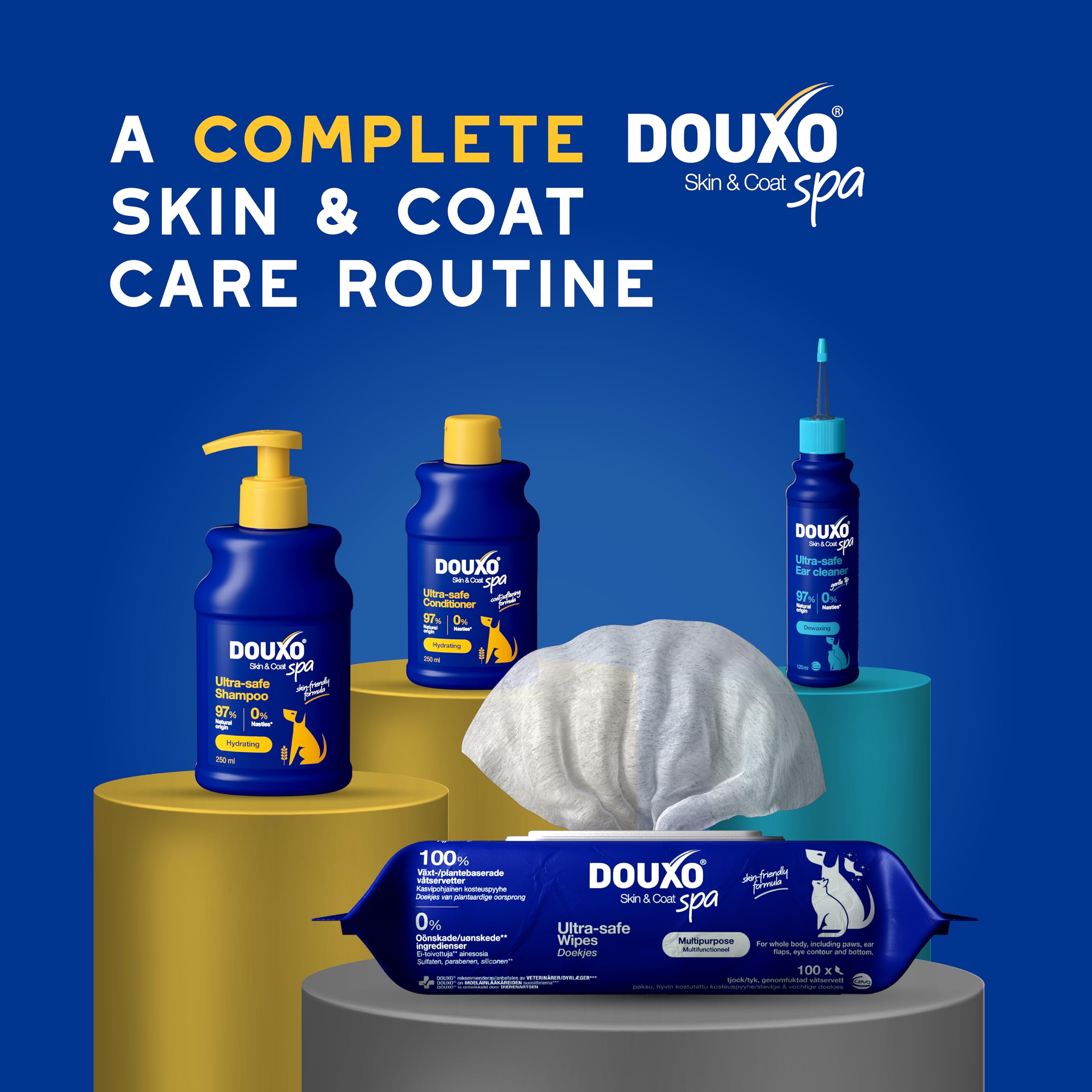 Douxo Skin & Coat SPA Oatmeal Dog Conditioner - Detangles & Hydrates | 250 ml 8