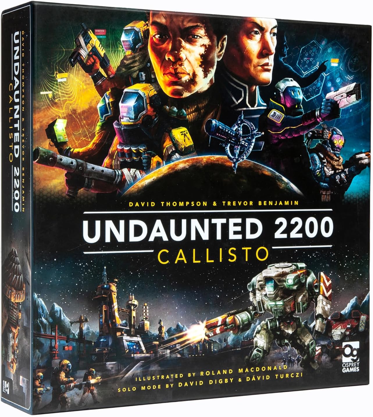 Undaunted: Callisto Sci-Fi-Brettspiel 7
