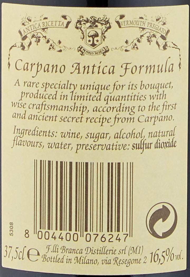 Antica - Formula Sweet Vermouth, 375ml