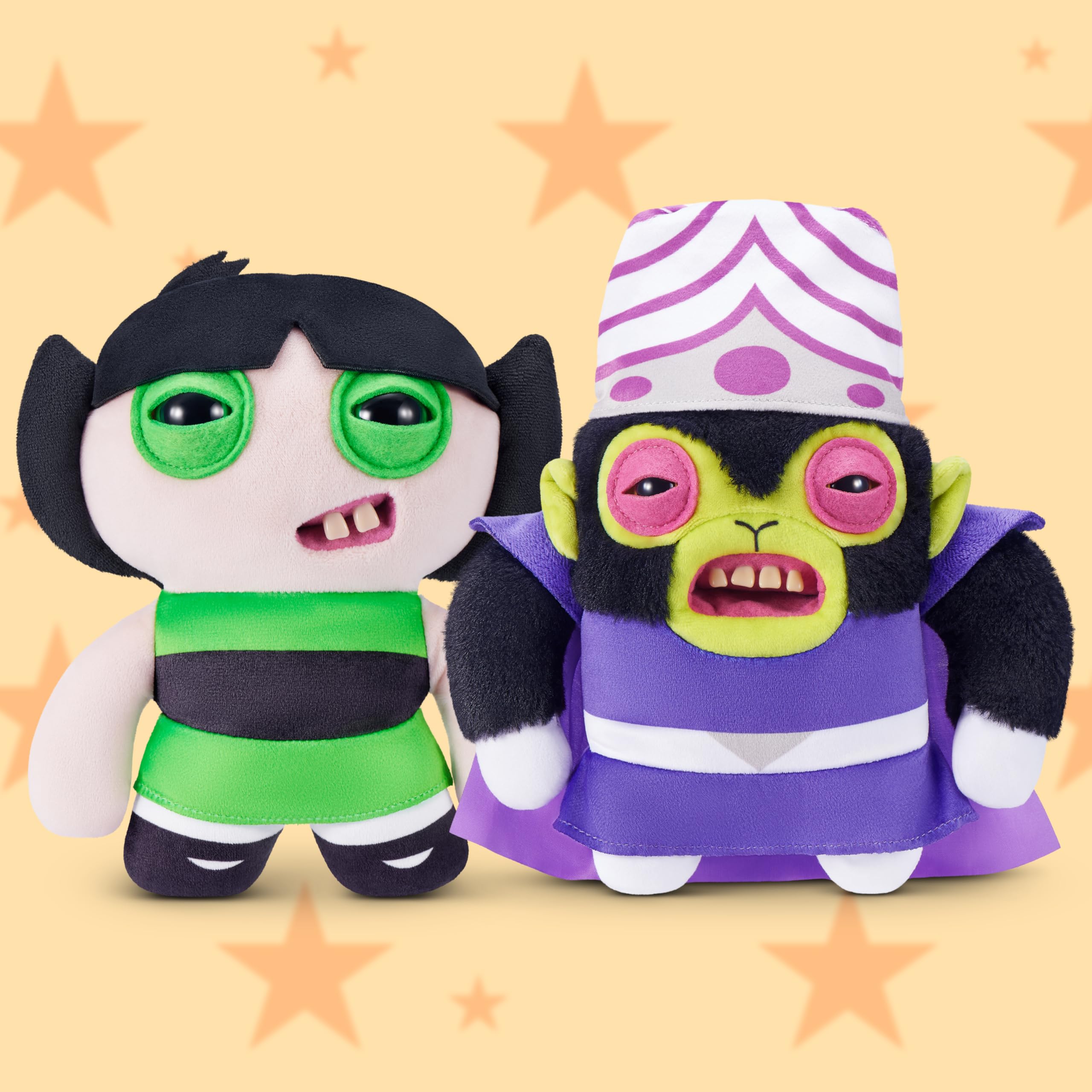 Fuggler Powerpuff Girls Mojo Jojo 9-Inch Plush Toy by ZURU | Polyester