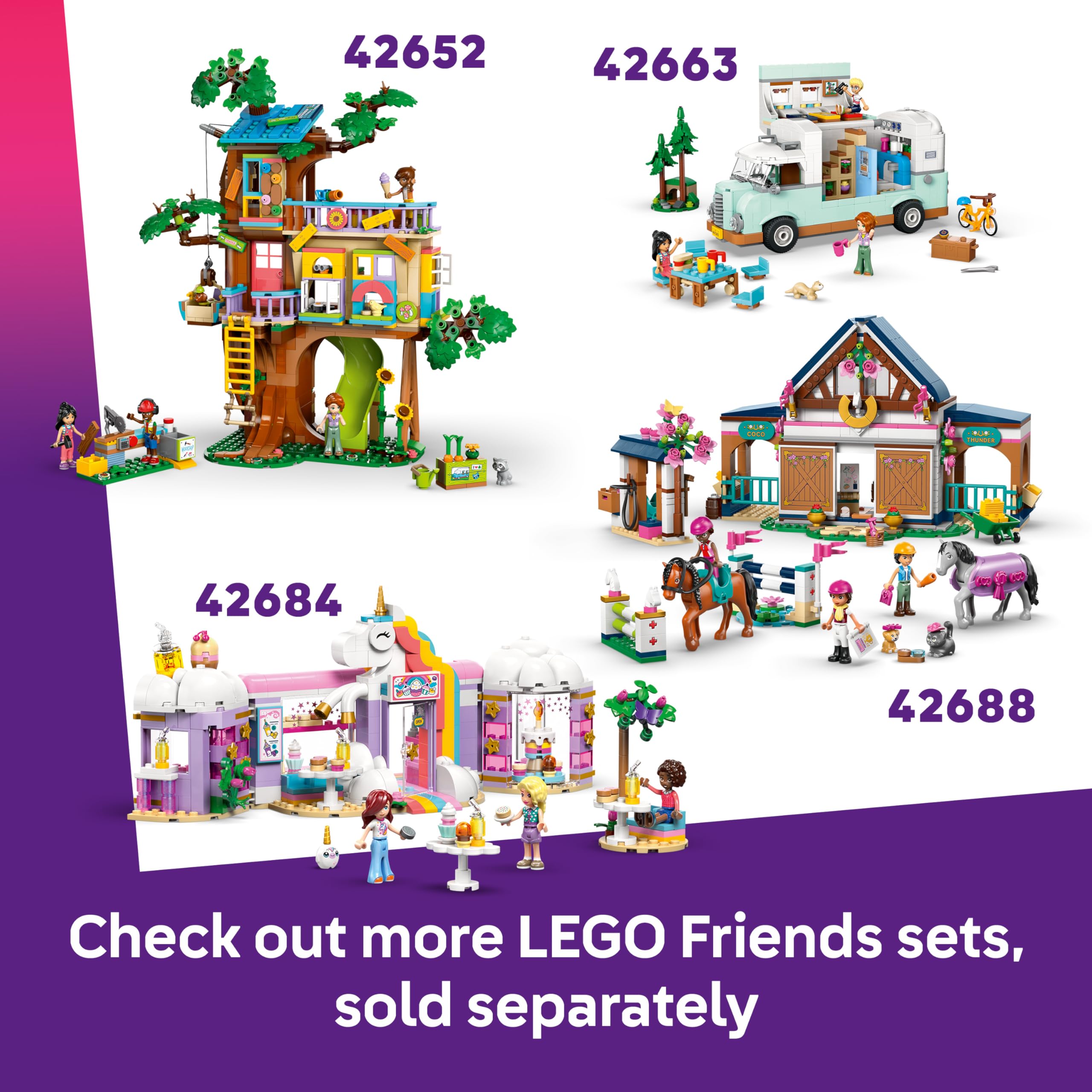 LEGO Friends Liann's Family House Toy Set 42687 | 4 Minidolls, 2 Animals | Ages 7+ 7
