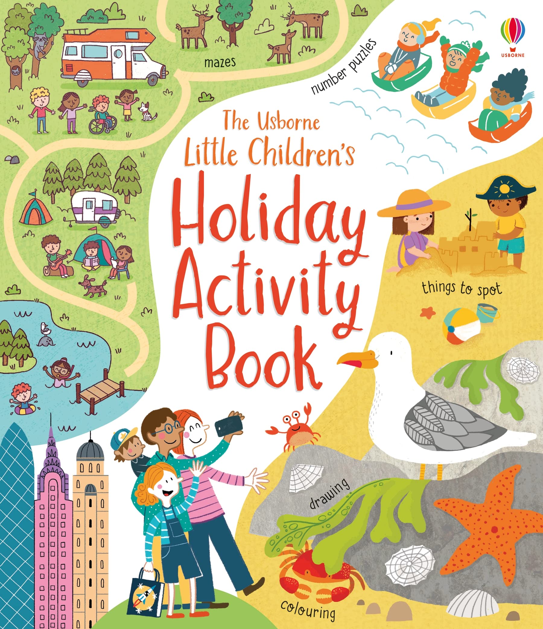 Usborne Little Children's Holiday Activity Book - Ages 4-7 | 64 Pages | Paperback 1