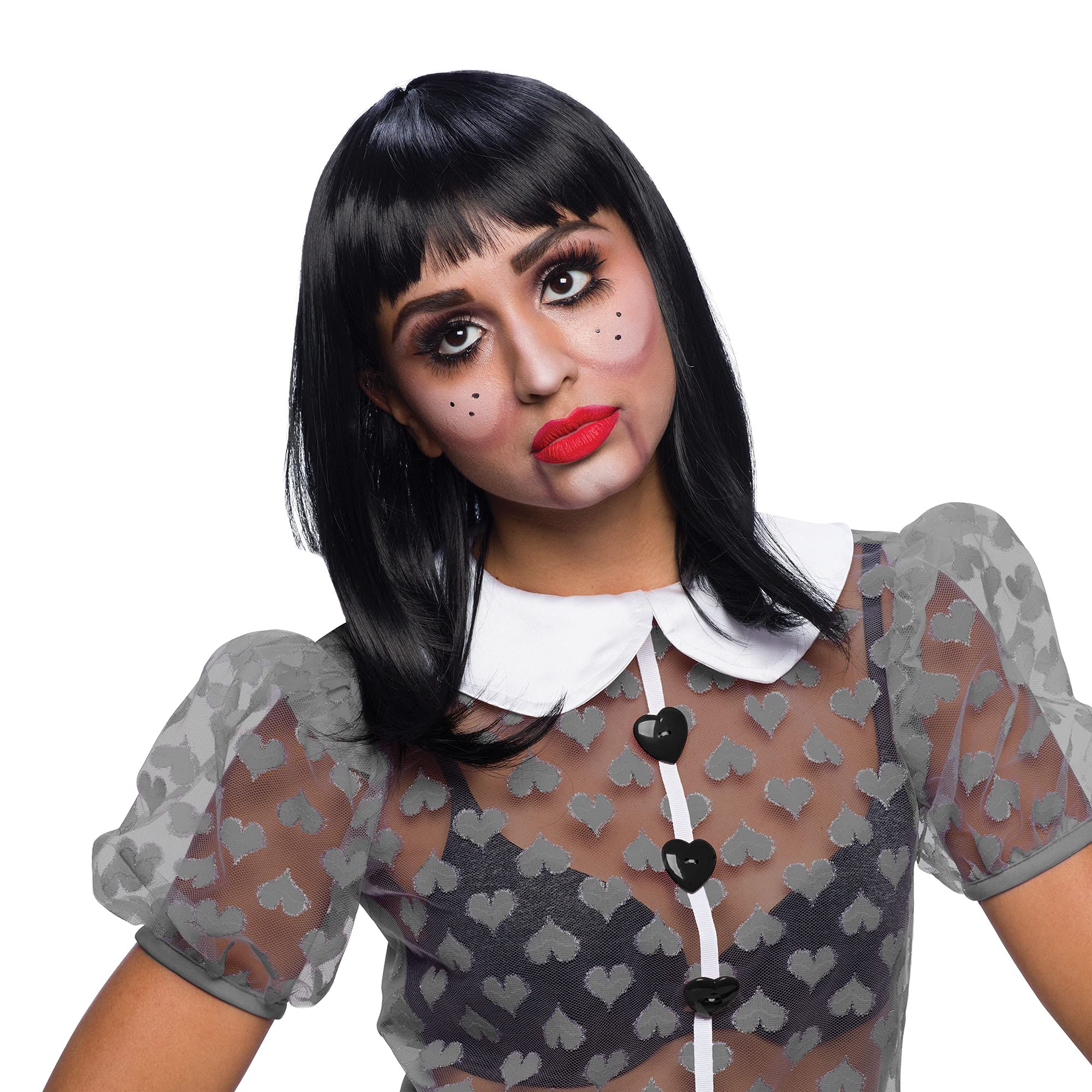 Bristol Novelty Chic Doll Wig, Blonde, One Size 8