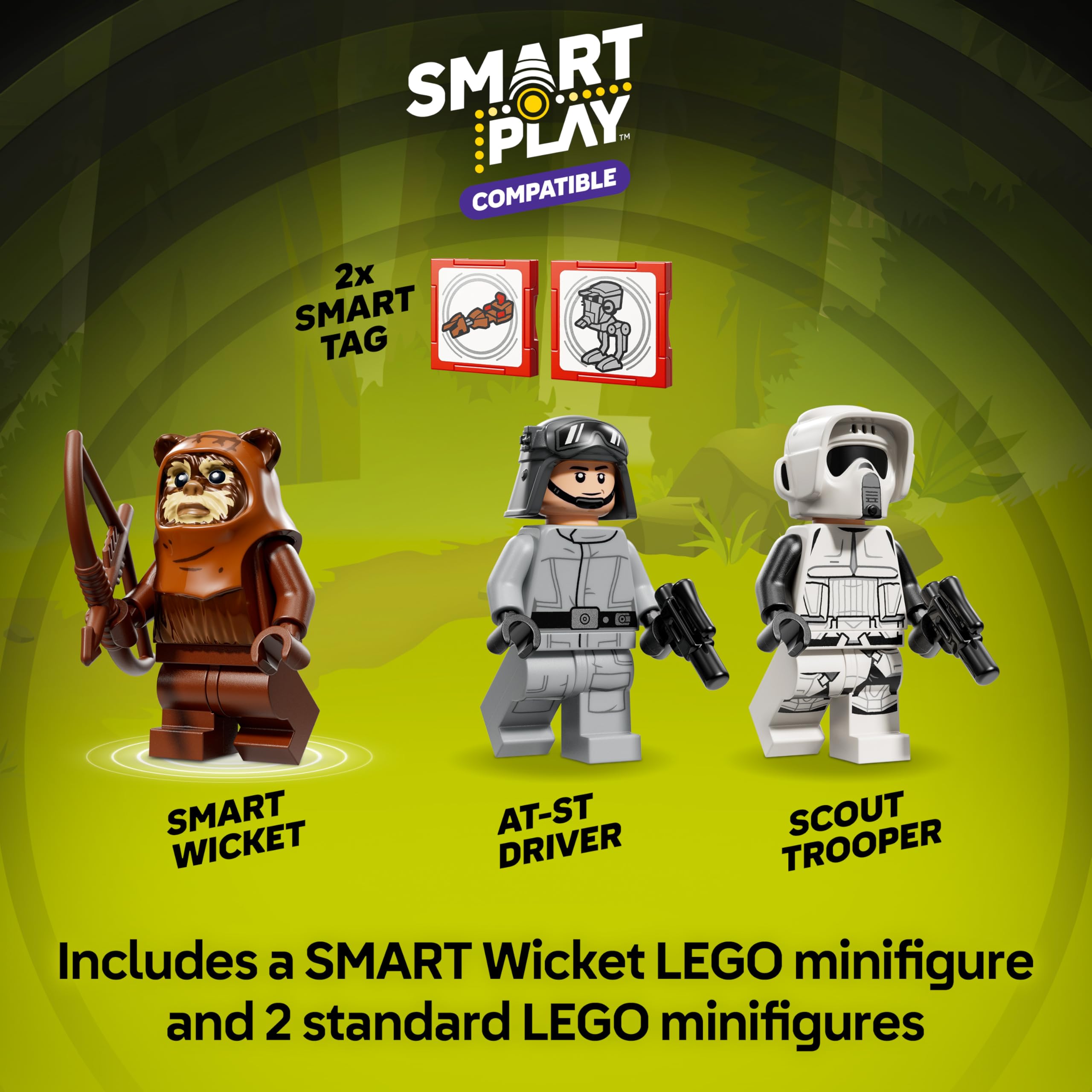 LEGO Star Wars 75424 SMART Play: AT-ST Attack on Endor Building Set | Ages 8+ 4