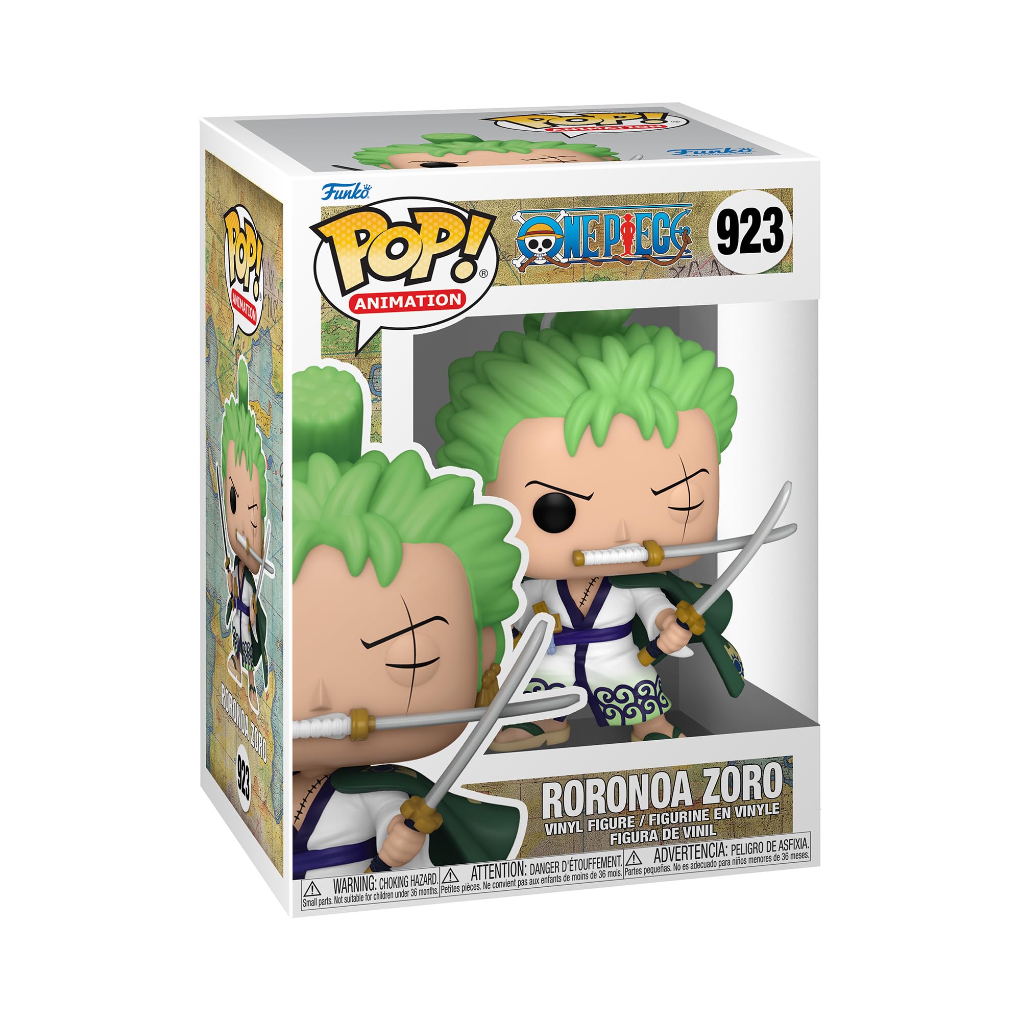 Funko Roronoa Zoro - One Piece S4 Chibi Vinyl Figure | 3.75 Inches | Model 54462 1