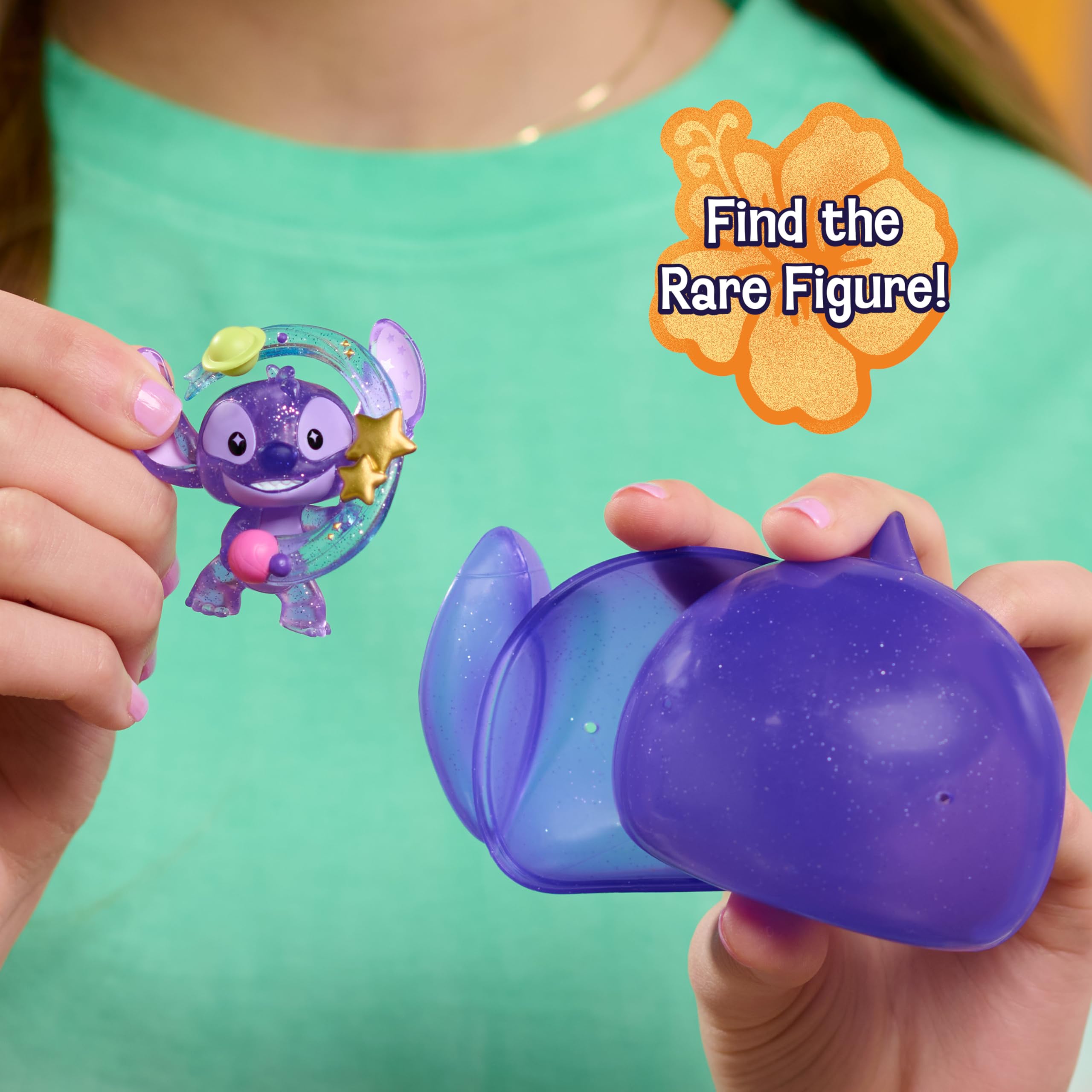 Disney Stitch Outta This World Collectible Mini Figure Capsule - Blind Surprise with 13 Kawaii Figures, Ages 3+ 7