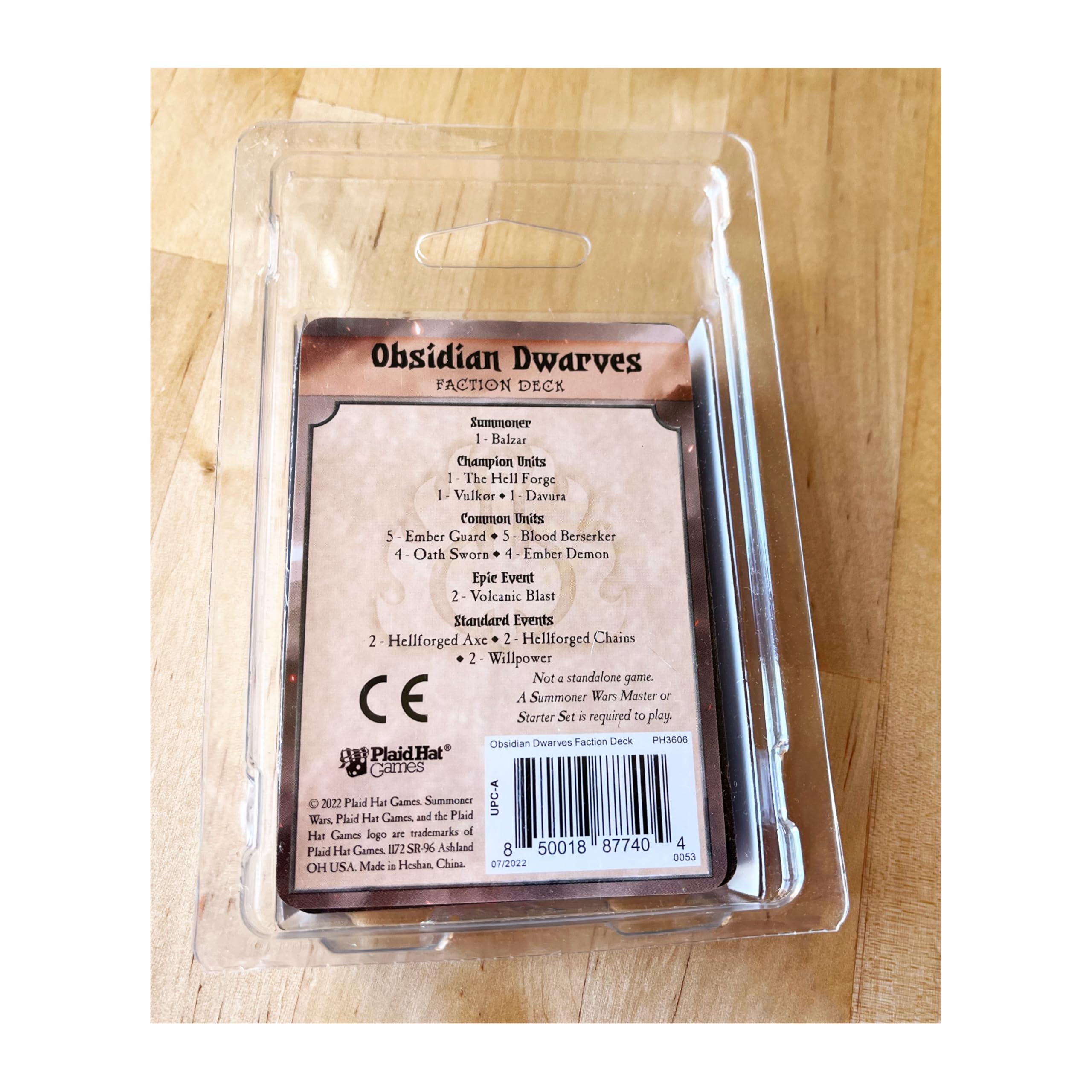 Plaid Hat Games Obsidian Dwarves Faction Deck für Summoner Wars – Strategie-Kartenspiel-Erweiterung 8