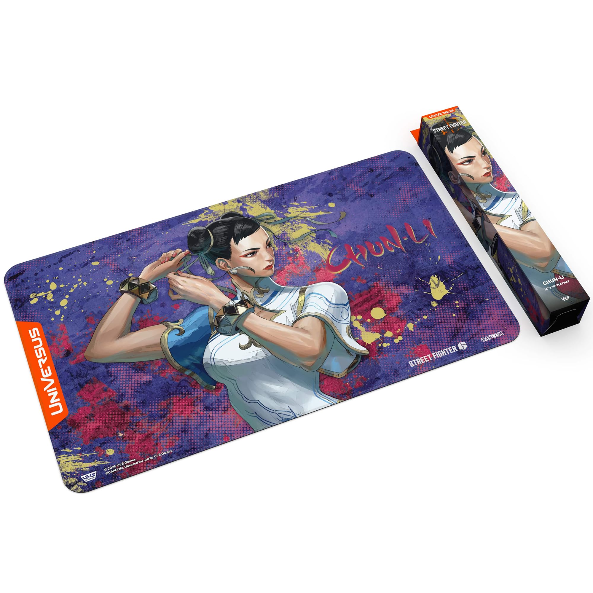 UniVersus Street Fighter 6 Challenger Series Playmat - Chun-Li - 24 x 14 9