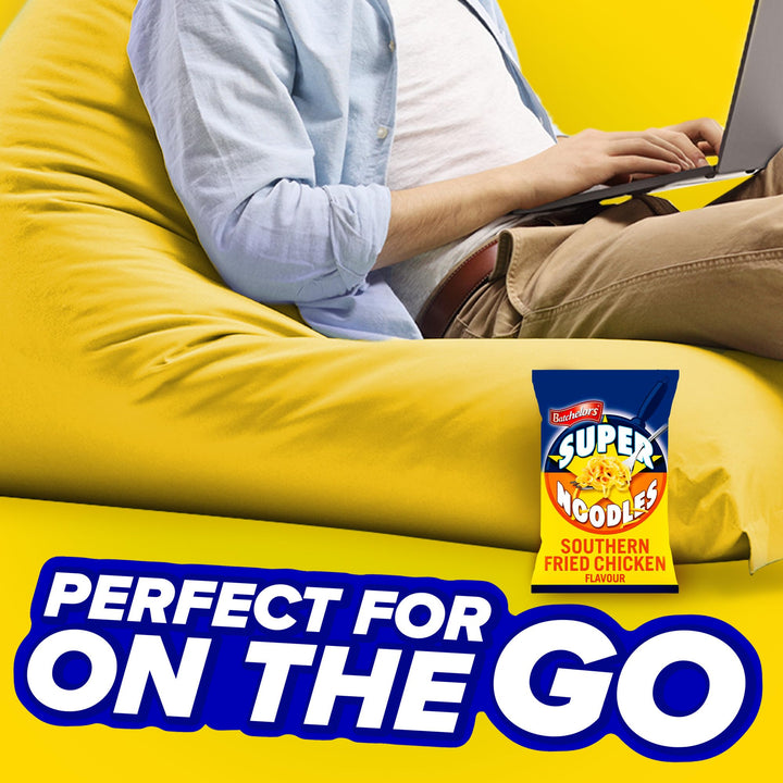 Batchelors Super Noodles Southern Fried Chicken Flavour, Instant Snack, Pack of 8