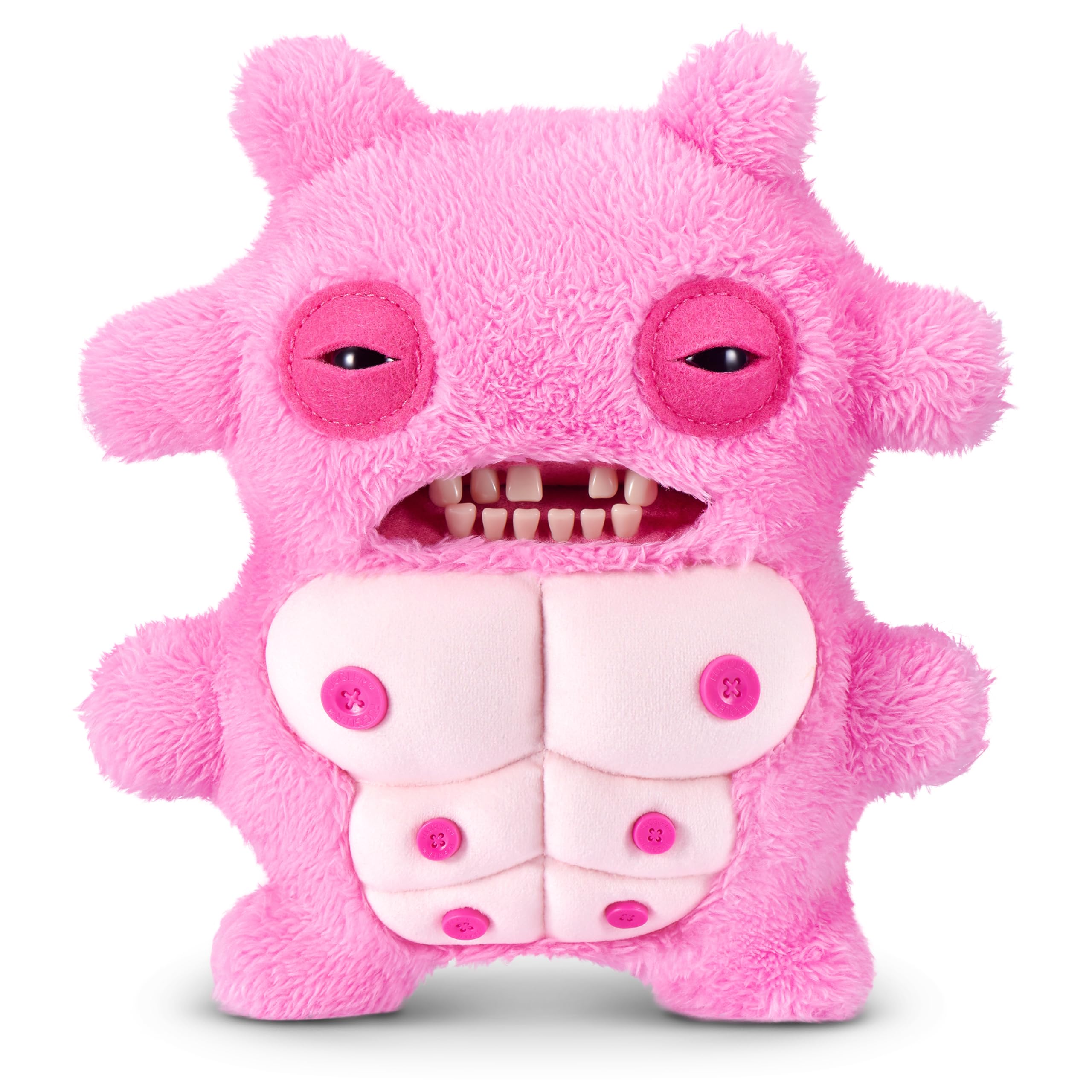 Fuggler Sir Nobbynuts 9 Inch Plush Soft Doll - Pink, Polyester 1