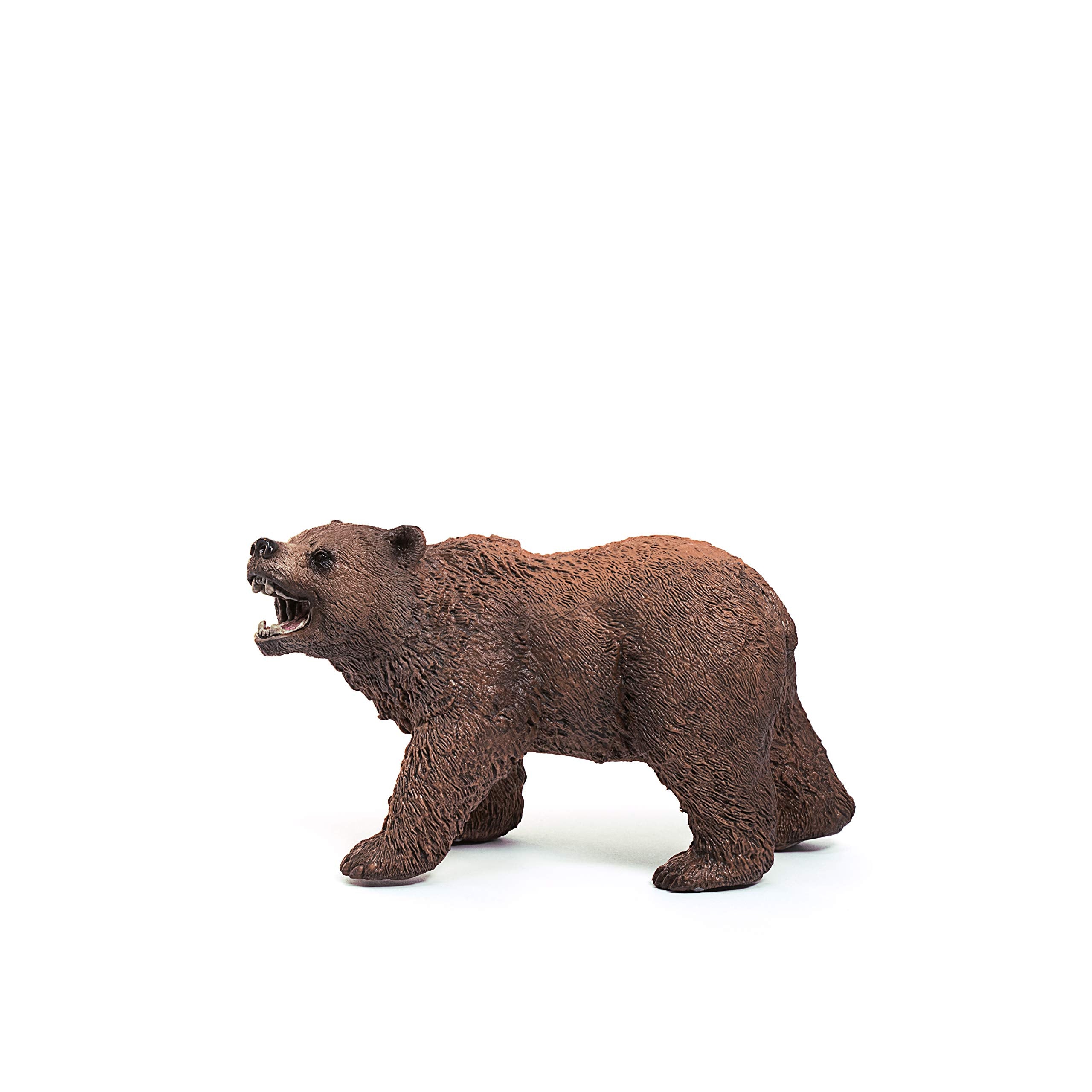 Schleich Wild Life Grizzly Bear Figurine 14685 | 1:37 Scale | Ages 3+ | Hand Painted 3