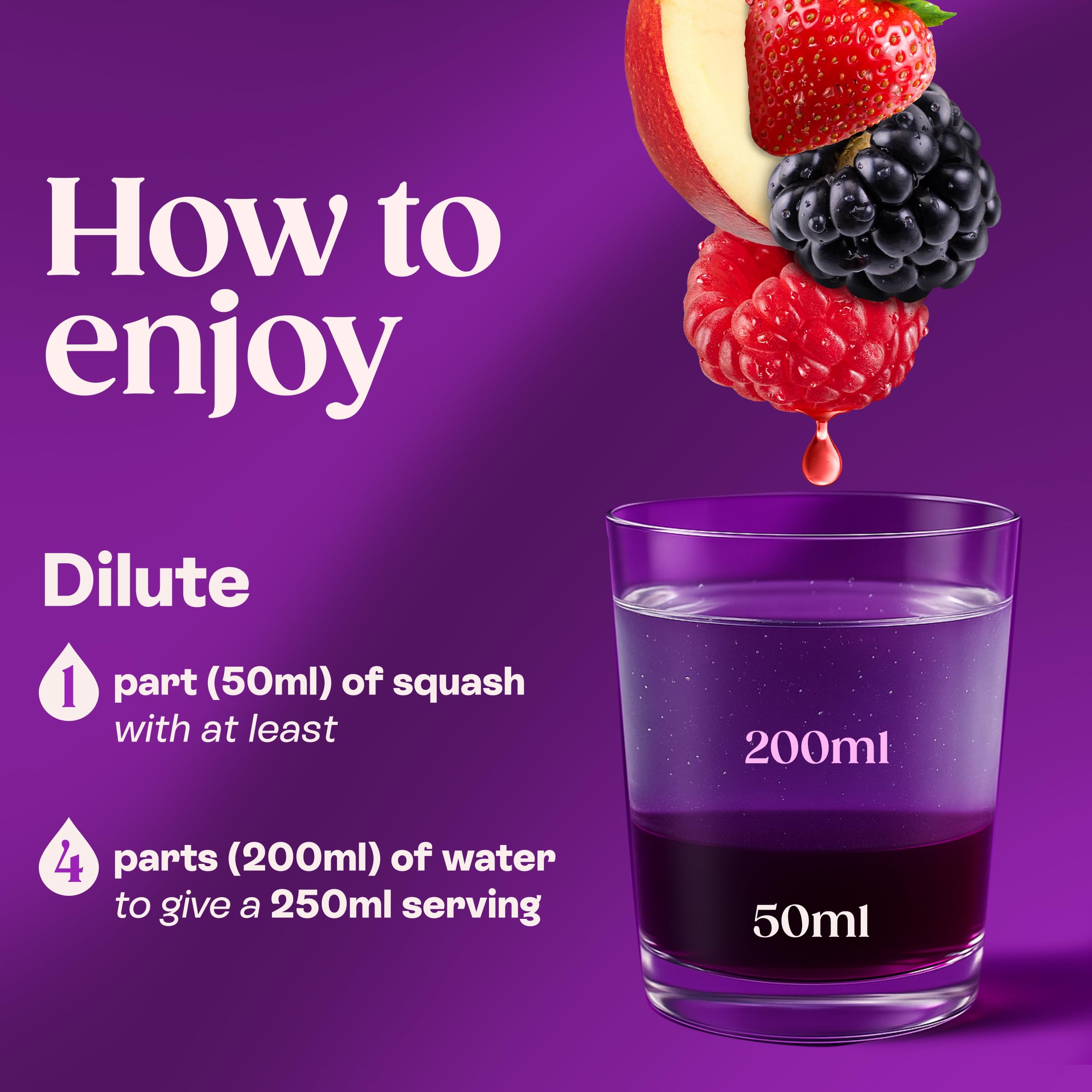 Ribena Summer Fruits Squash No Added Sugar - Real Fruit Juice, Rich in Vitamin C | 850ml 4