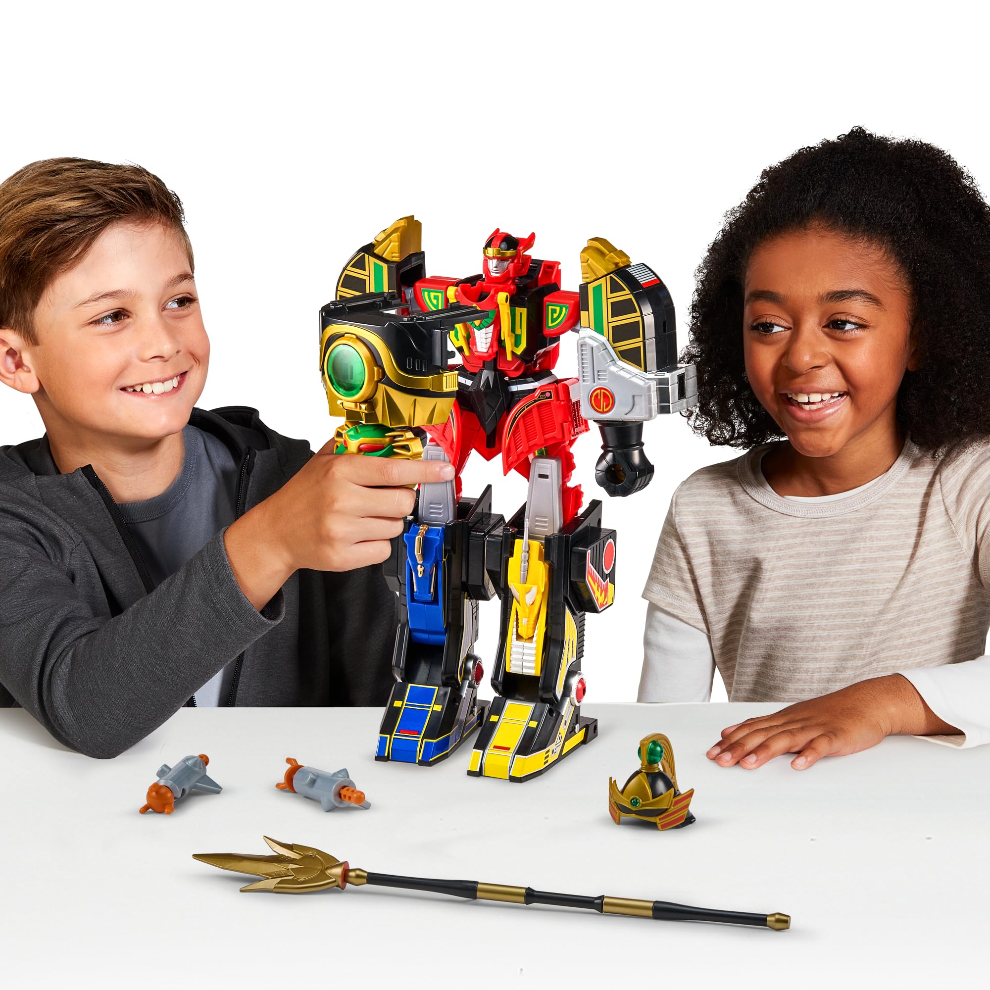 Power Rangers Pink Ranger Firebird Thunderzord Action Figure - Combinable Zord Toy | Ages 4+ 9