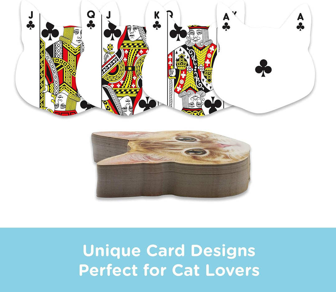 Kitten-Shaped Playing Cards | 52 Card Deck + 2 Jokers