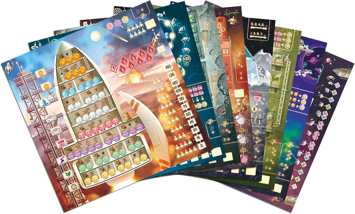 Blue Cocker Games Willkommen auf dem Mond Brettspiel 6