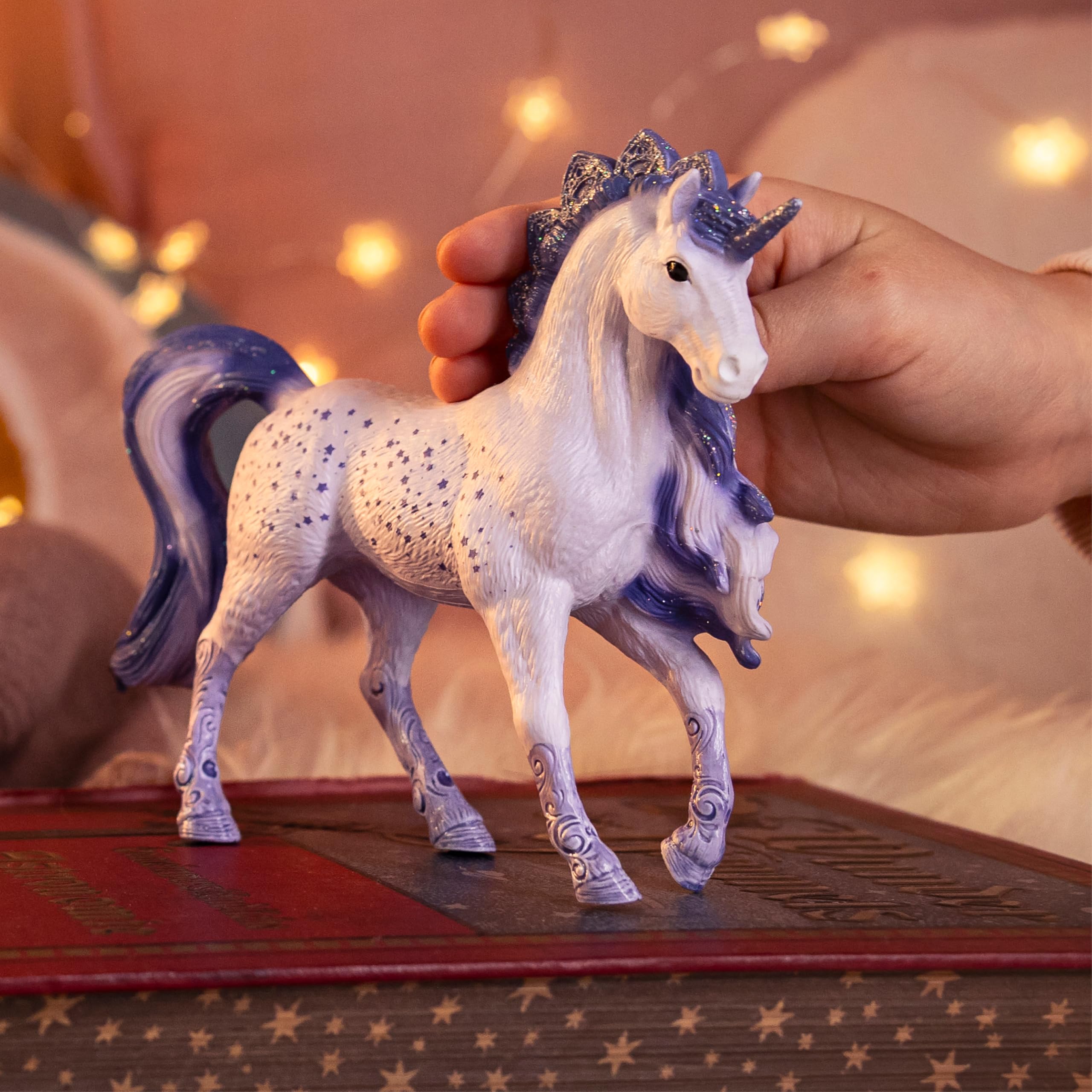 Schleich Bayala Cosmos Unicorn Stallion - 5" Fantasy Horse Play Figure for Kids 8