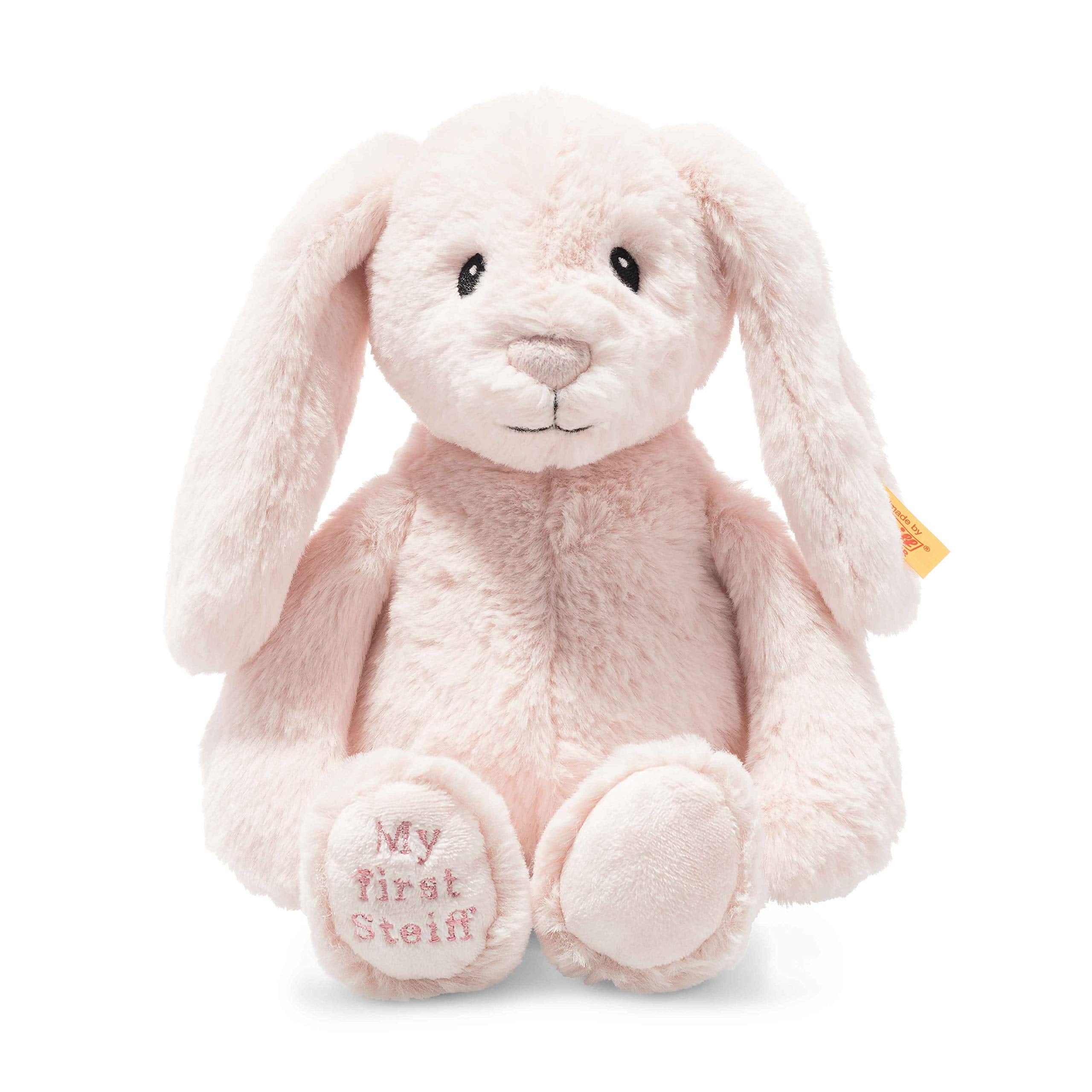 Steiff My First Hoppie Rabbit - Pink, 26cm Soft Cuddly Toy 1