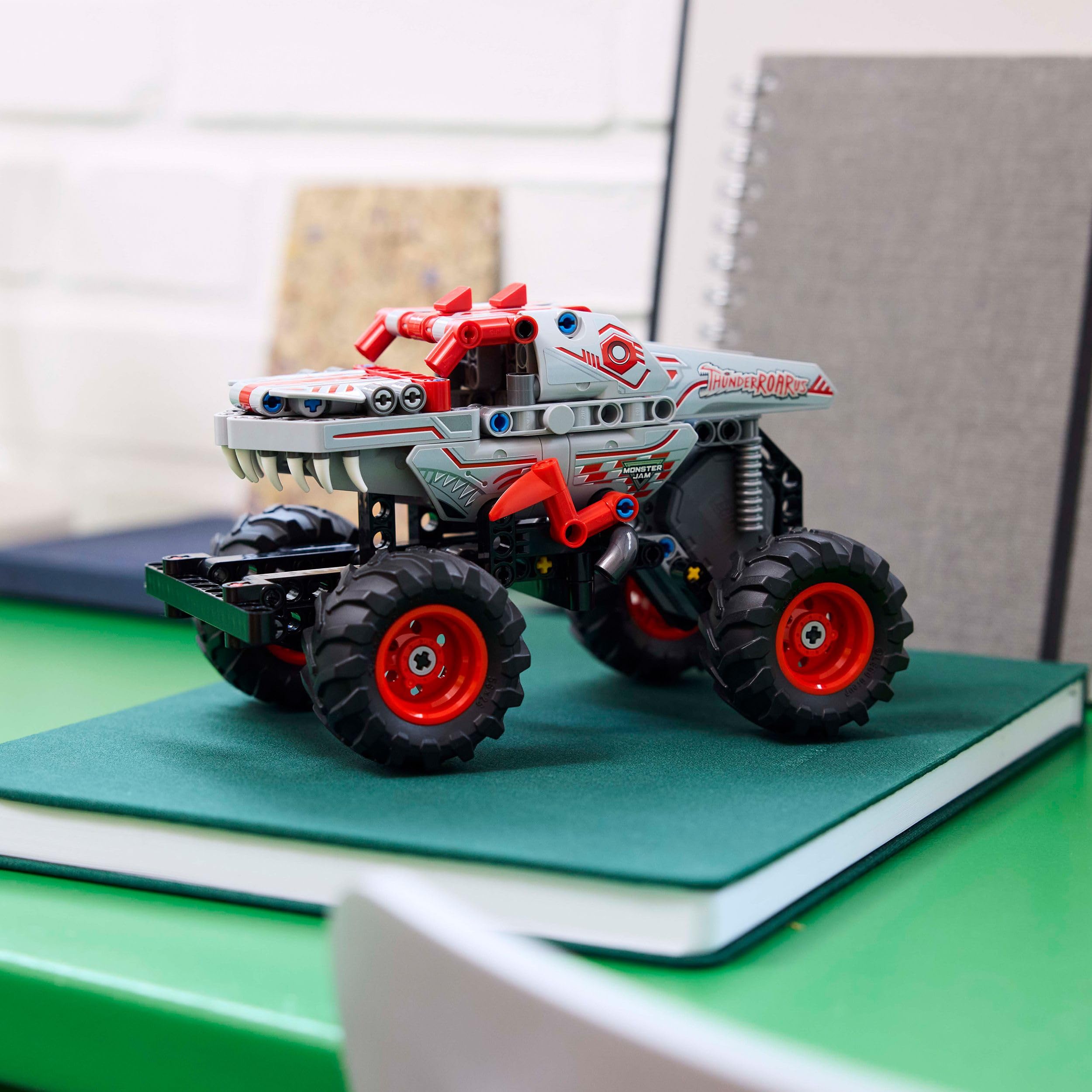 LEGO Technic Monster Jam ThunderROARus Pull-Back Truck Toy - Vehicle Building Set for Kids 7+ 6