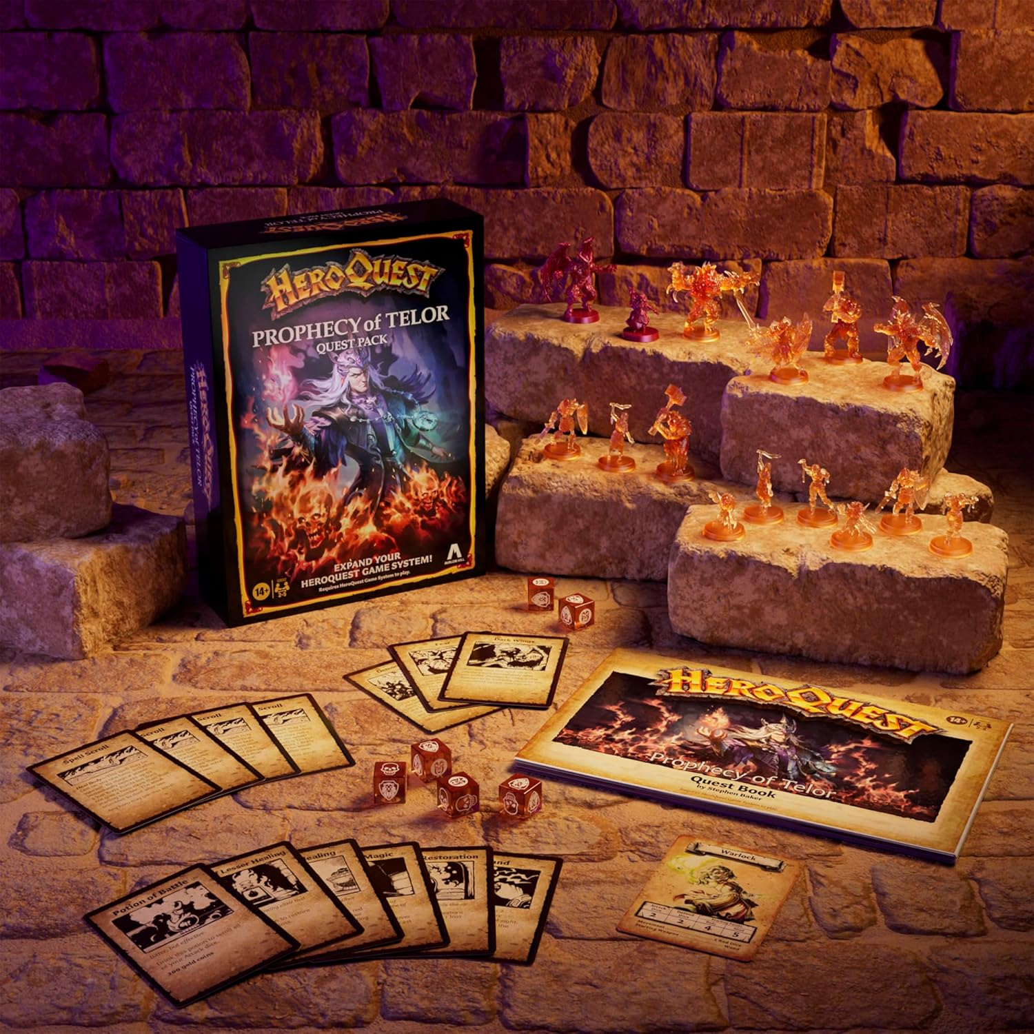 Avalon Hill HeroQuest Prophecy of Telor Quest Pack Expansion 13