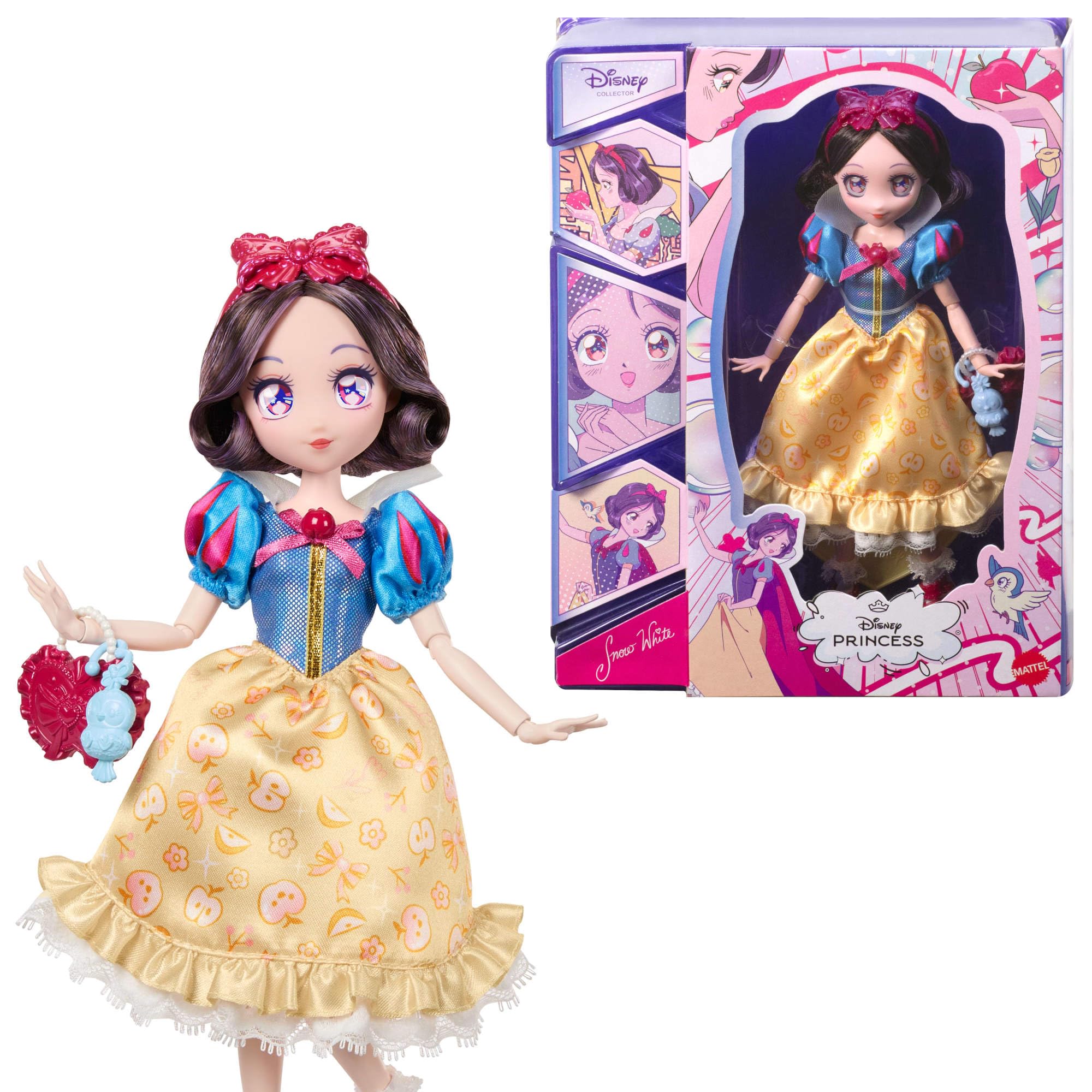 Mattel Disney Collector Snow White Manga Doll - 9 inch, Posable, Ages 6+ 1