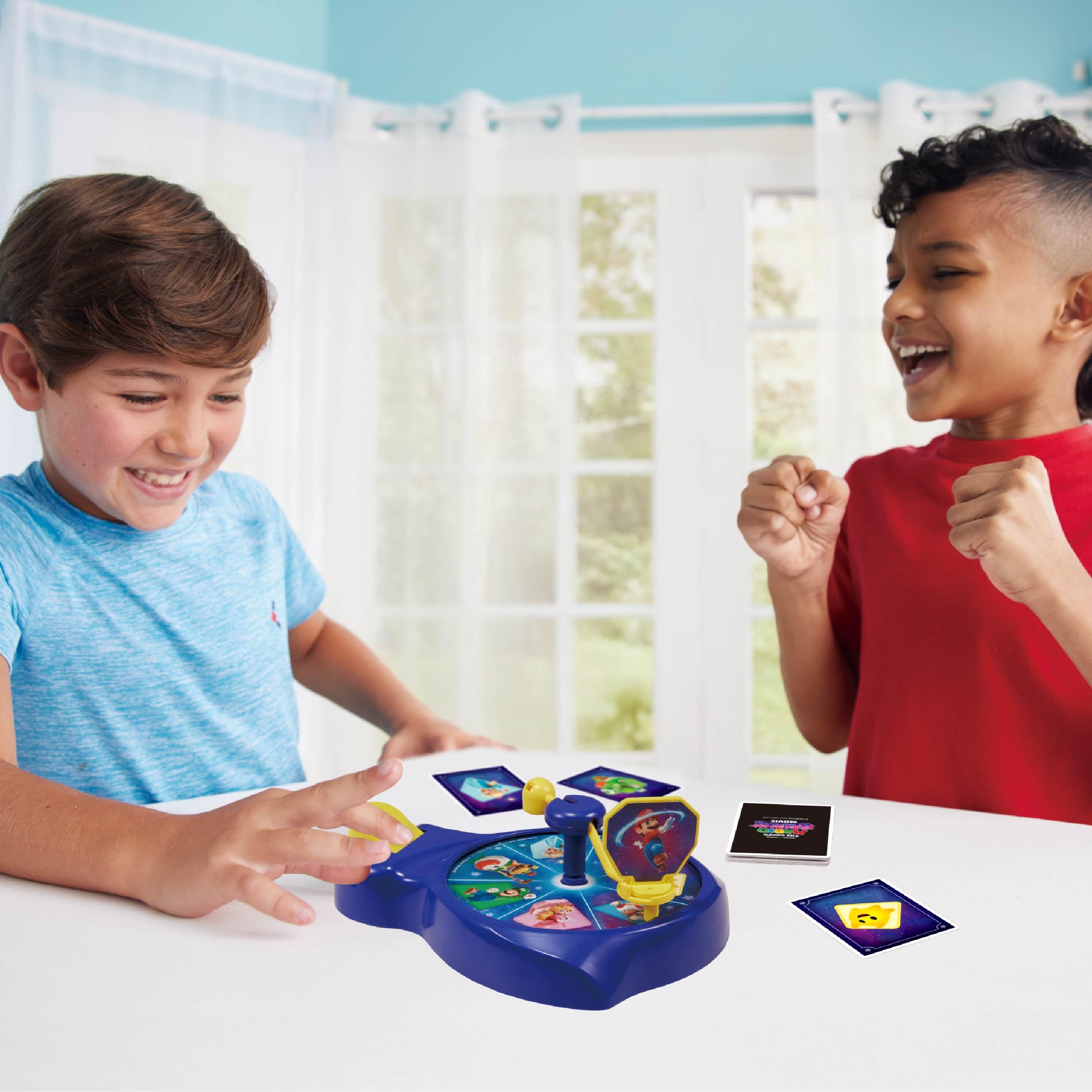 EPOCH Games THE SUPER MARIO GALAXY MOVIE Spin 'n Match Game | 1-4 Players | Ages 4+ 4