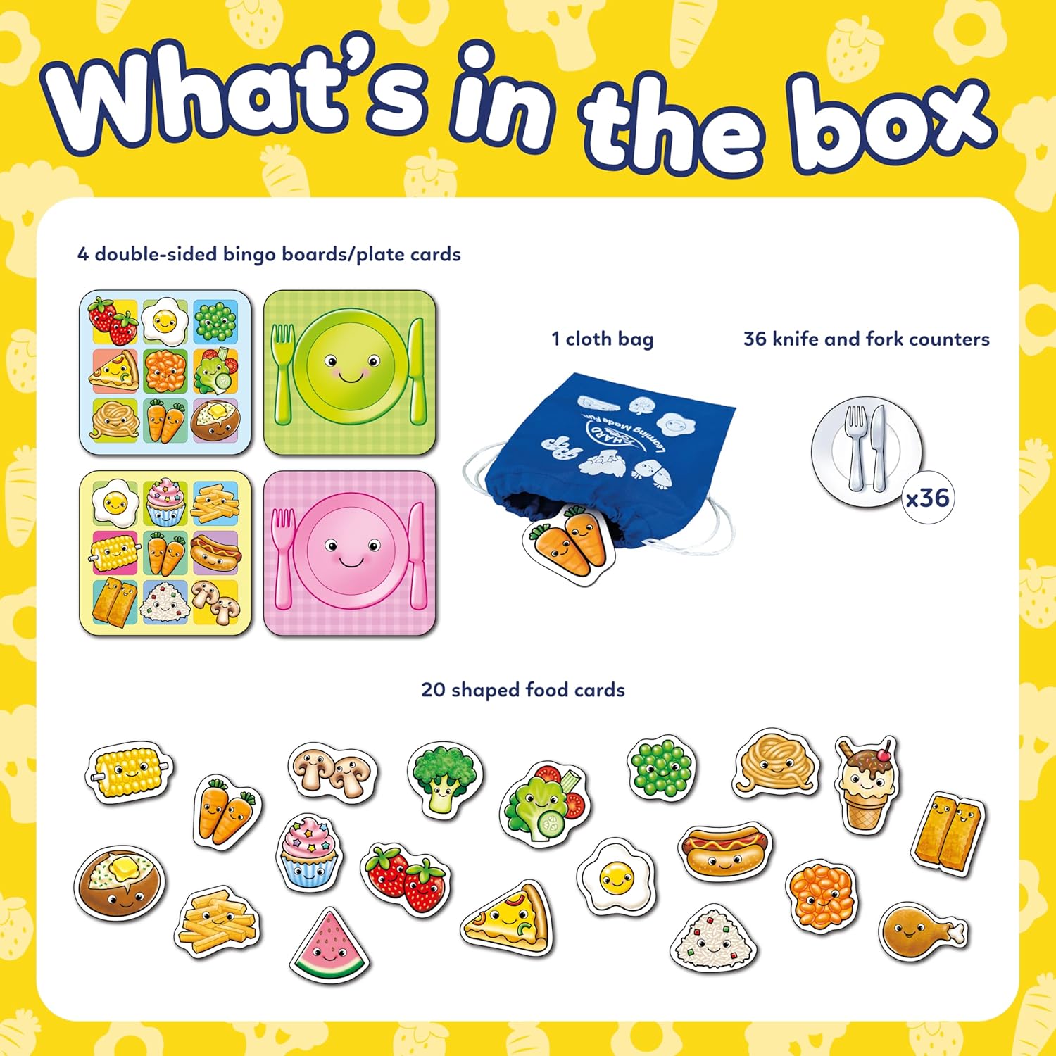 Orchard Toys Fun Food Bingo Board Game 2