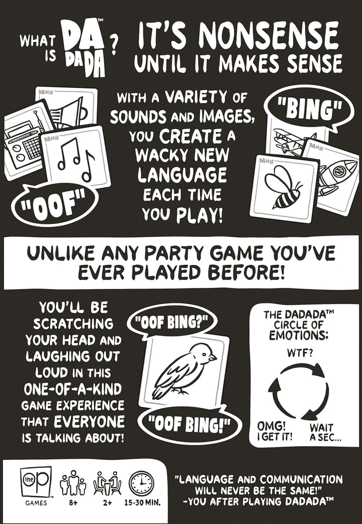USAOPOLY Dadada The Outlandish Party Game