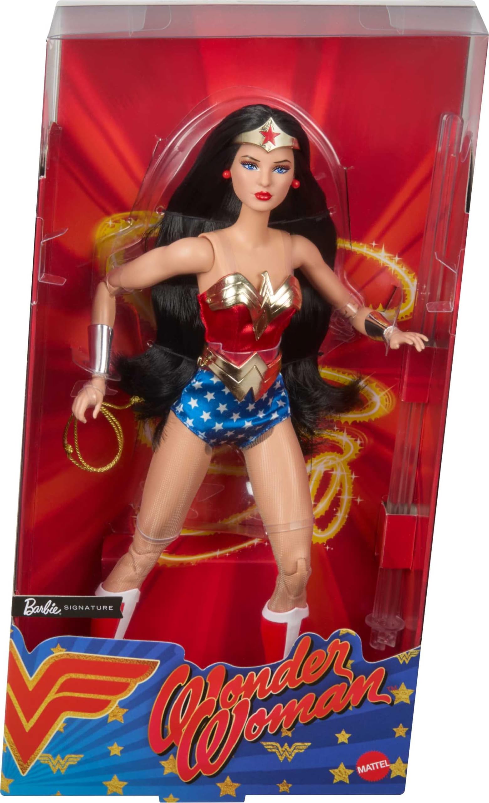Barbie Wonder Woman Collectible Doll - Fully Articulated | Includes Doll Stand | For Adult Collectors 6